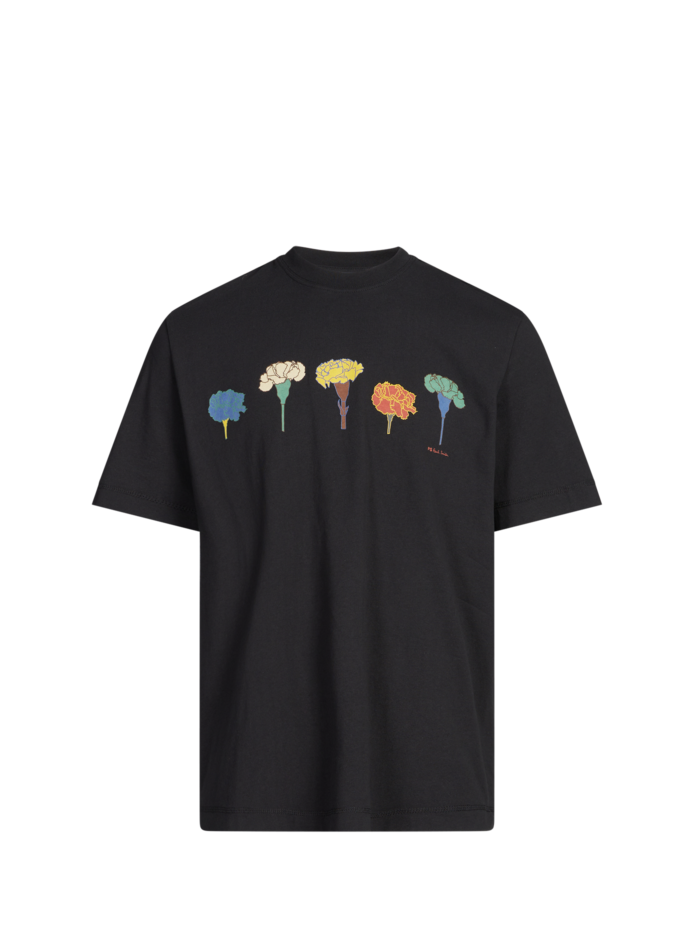 T-shirt imprimé en coton PAUL SMITH Noir