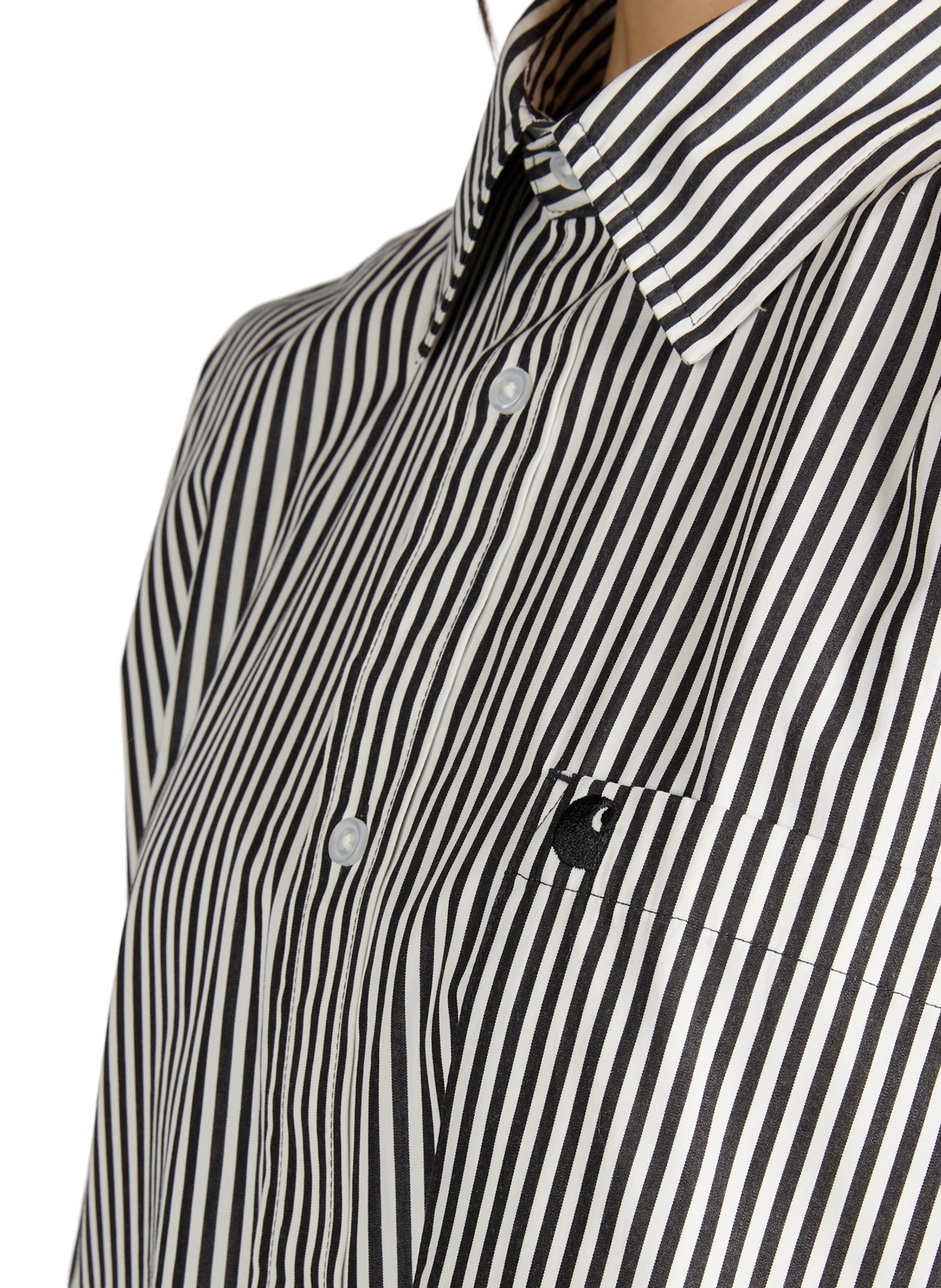 Oversized cotton striped shirt CARHARTT WIP Multicolour