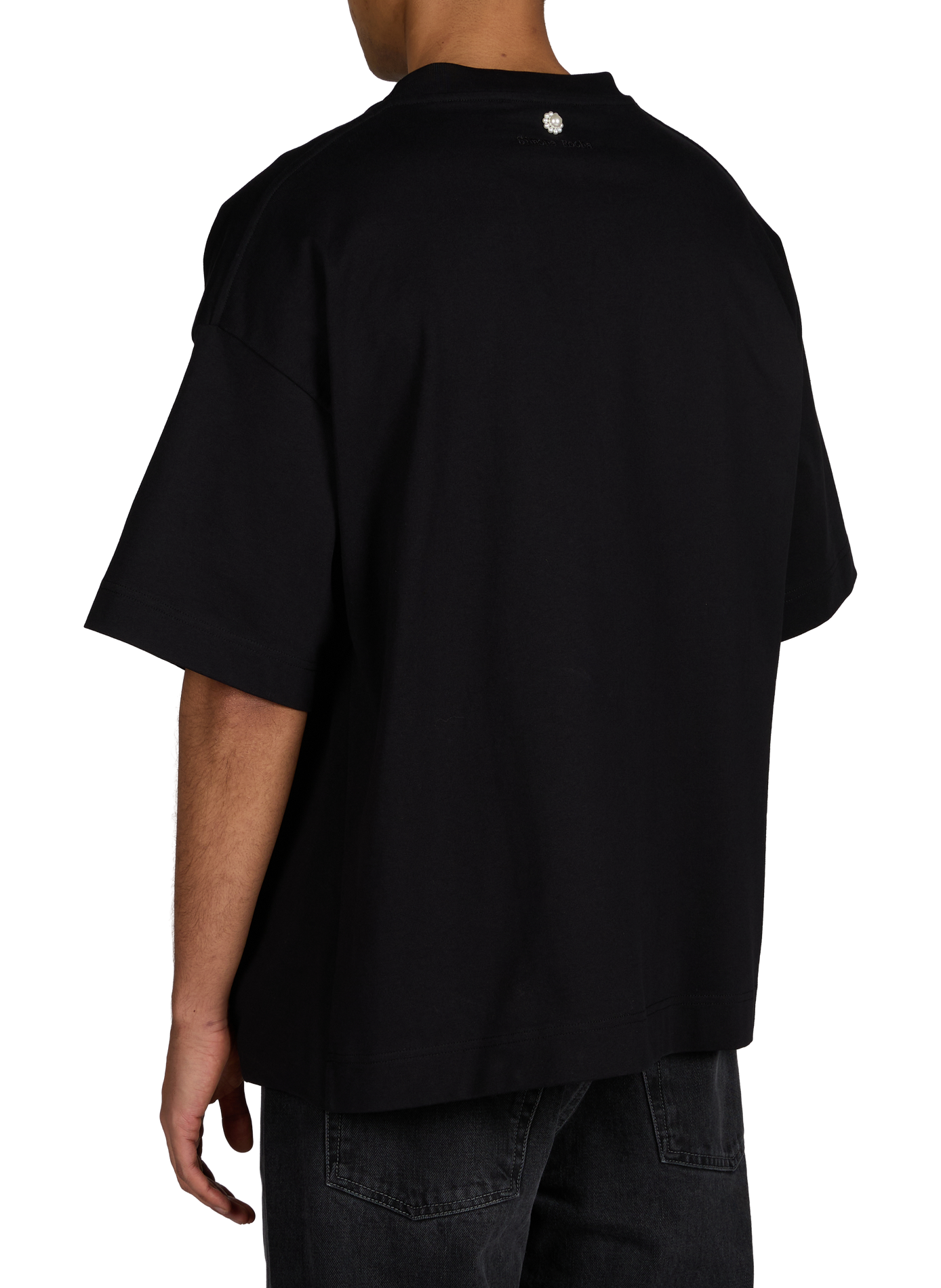 Classic Cotton T-Shirt SIMONE ROCHA Black