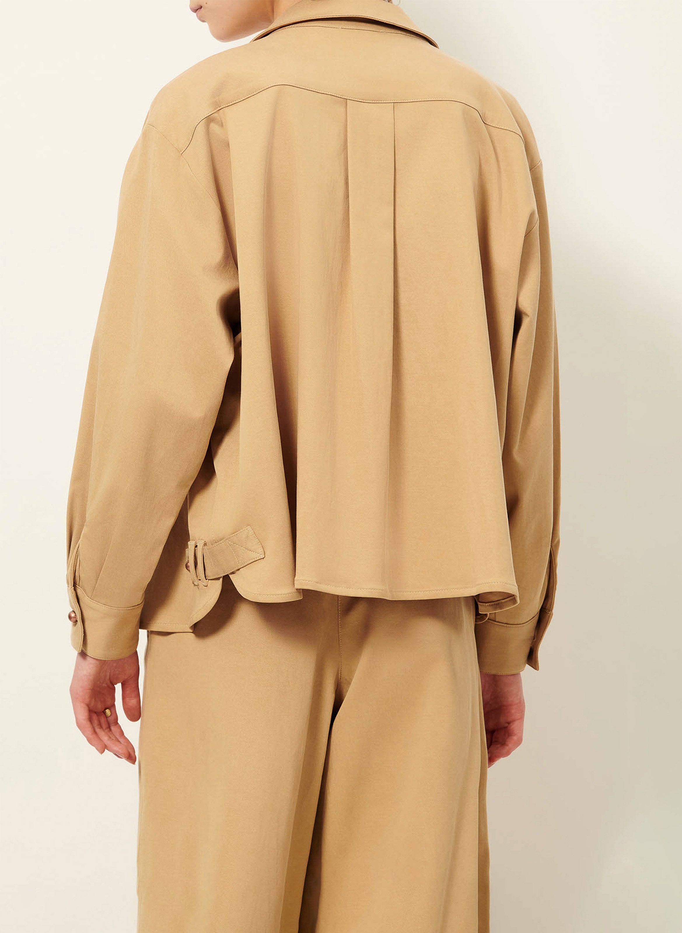 Veste droite col classique anderson SESSUN Beige