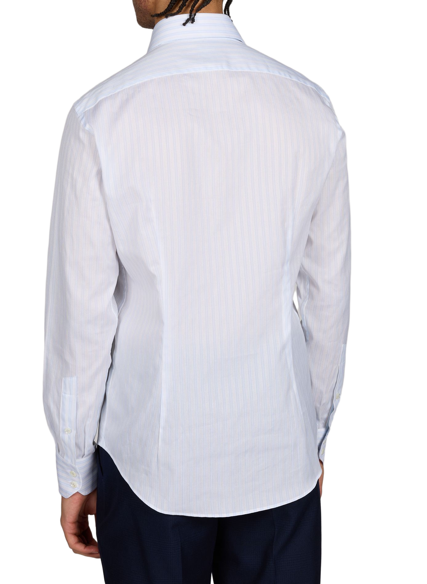 Chemise à rayures en coton VAN LAACK Bleu