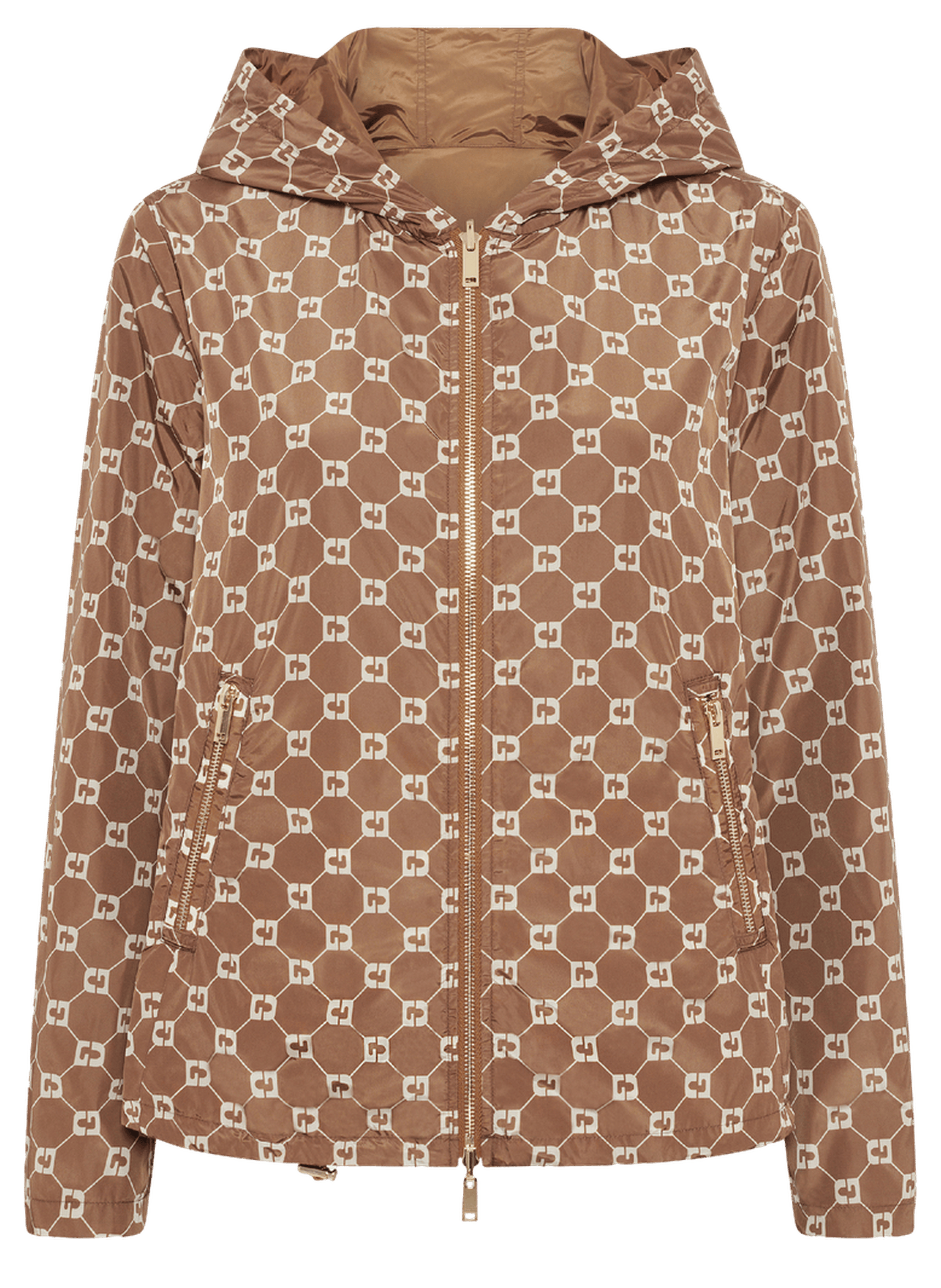 Parka courte à monogramme - juline GERARD DAREL Marron