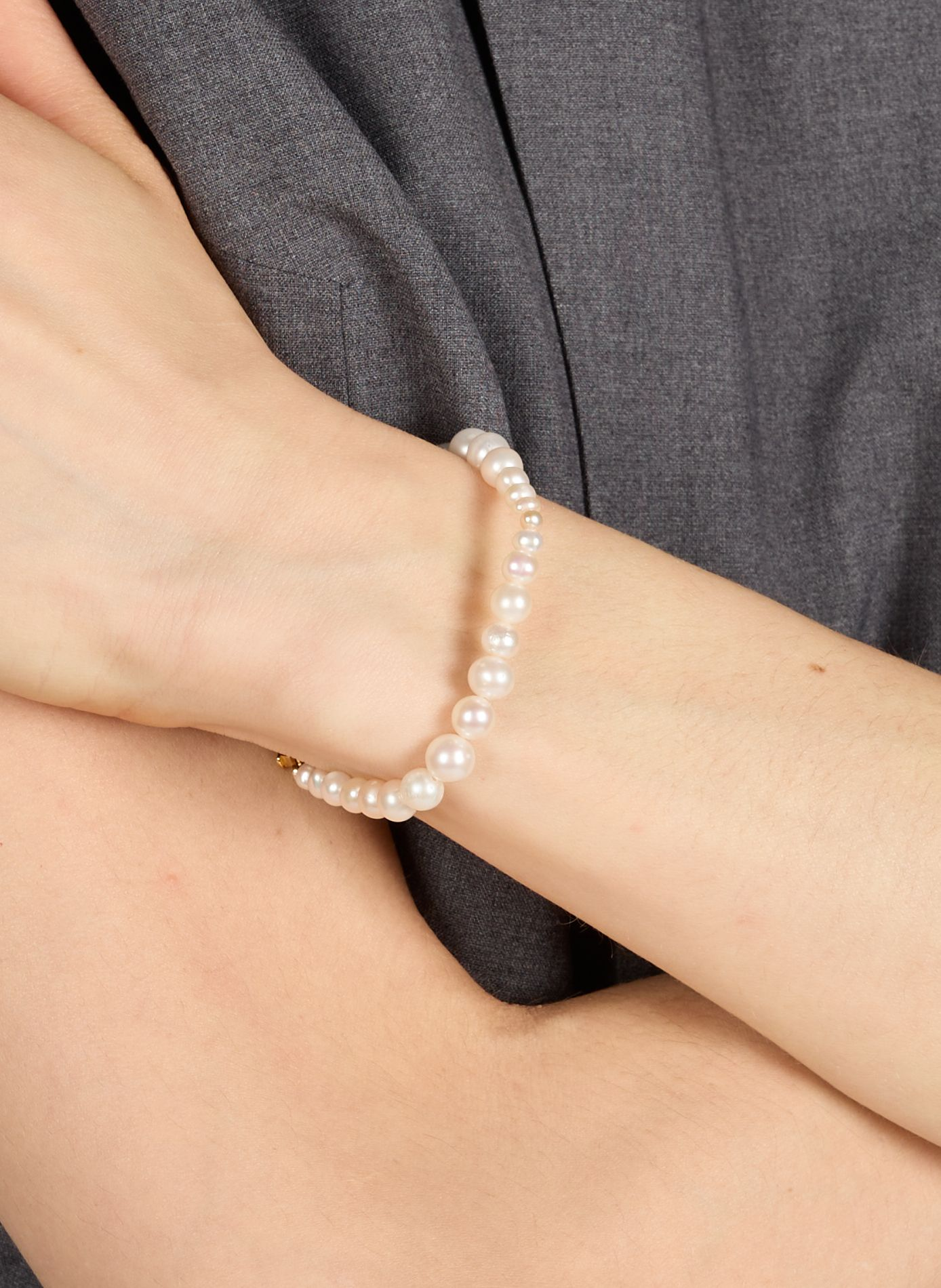 Olga freshwater pearl bracelet RAGBAG White