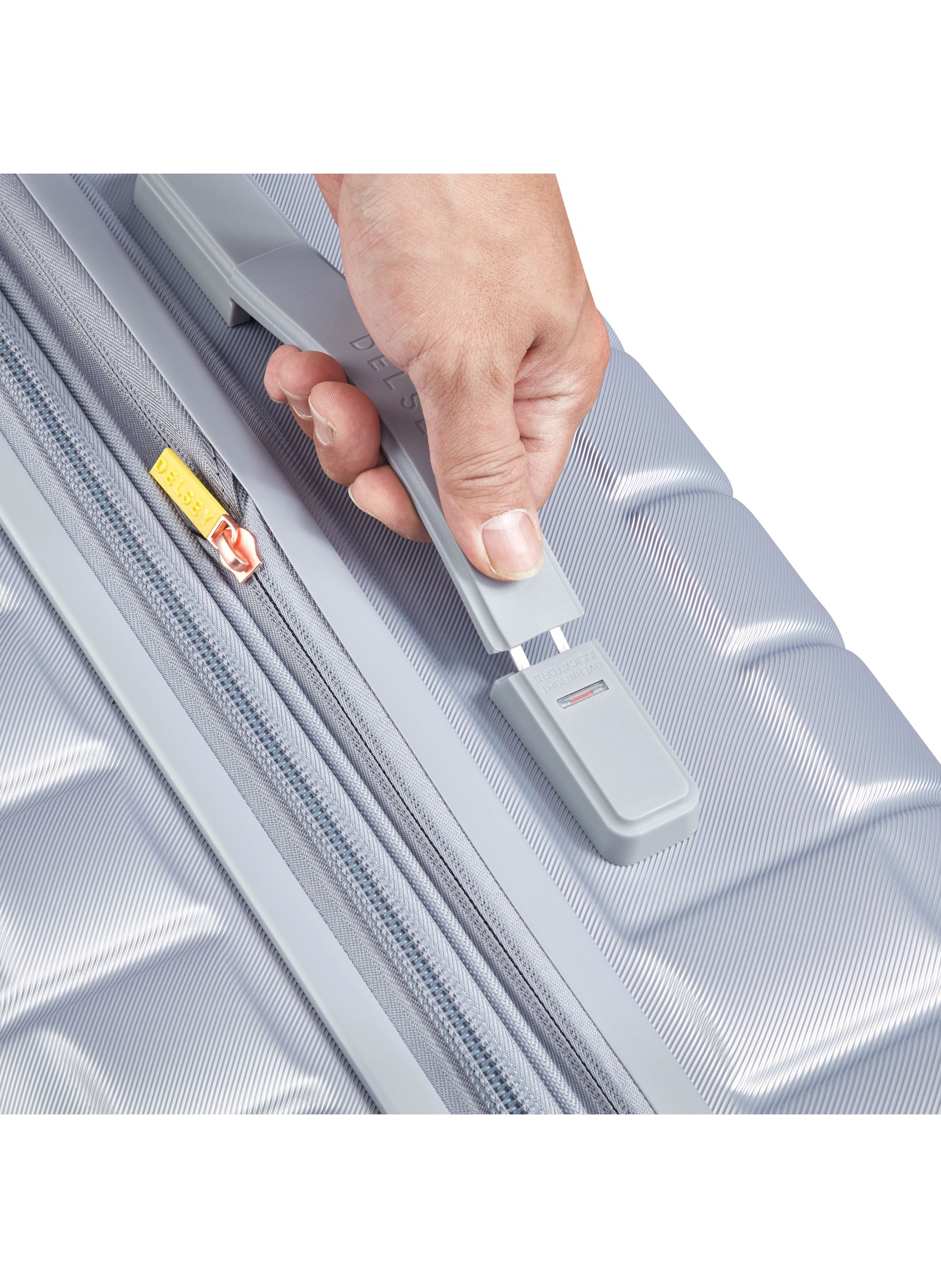 Valise soute rigide taille xl - shadow 5.0 DELSEY PARIS Gris
