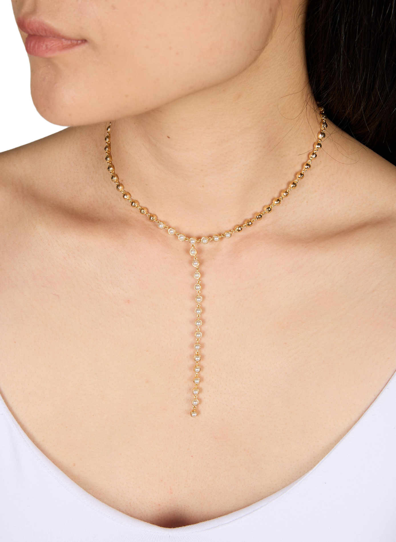 Collier ras de cou à perles JOANNA LAURA CONSTANTINE Doré