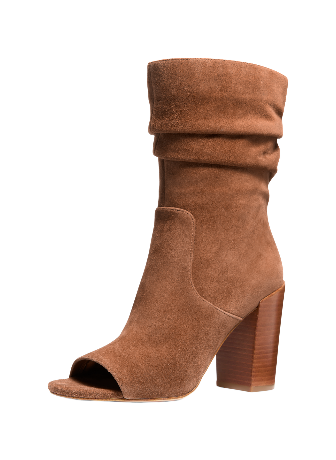 Botte Shayna en cuir de chèvre MICHAEL KORS Marron