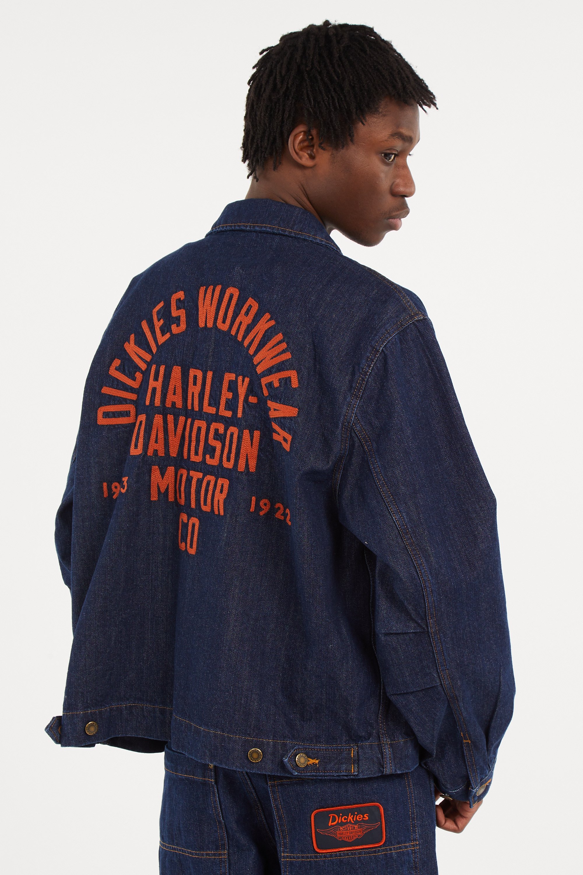 Veste dickies x hd boxy denim jacket DICKIES Bleu