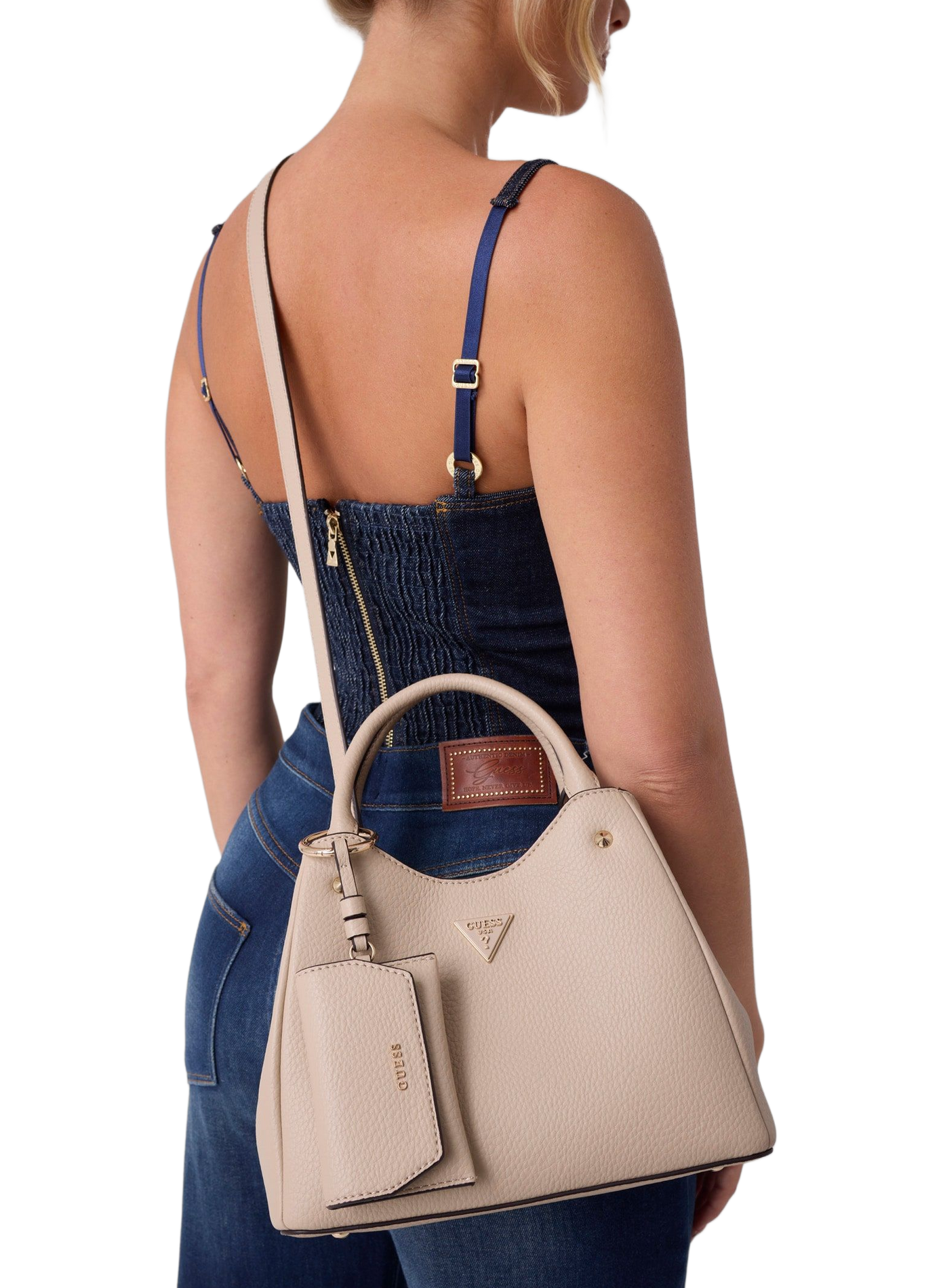 Handtasche GUESS Beige