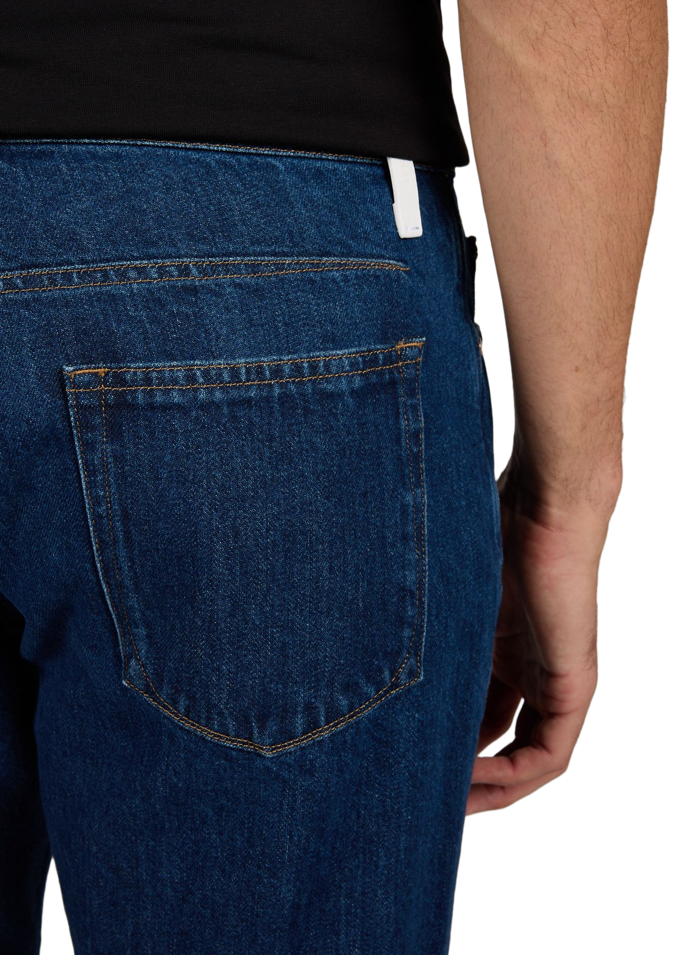 Rechte blauwe jeans van katoen JIL SANDER Blauw
