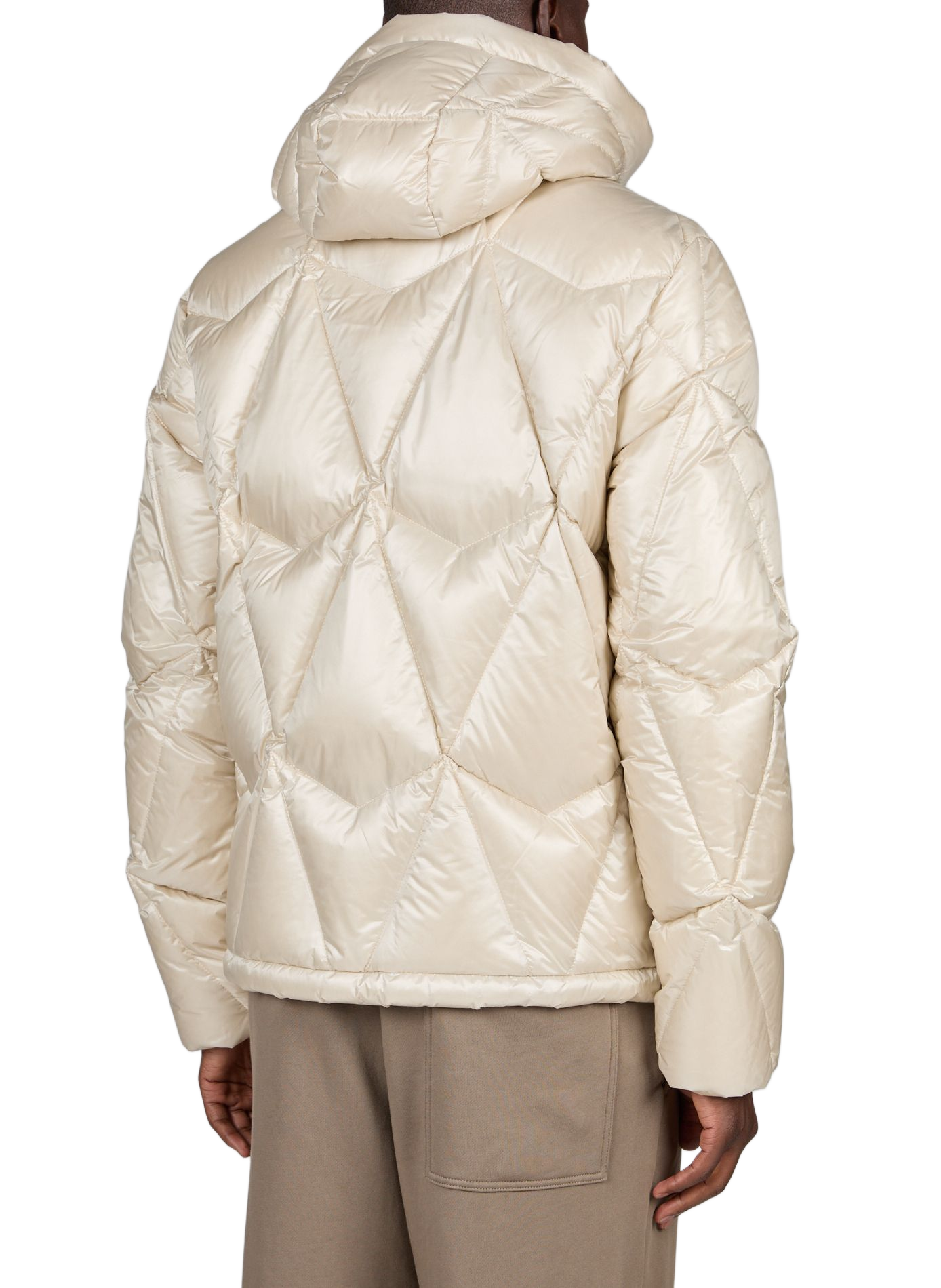 Doudoune à capuche droite unie MOOSE KNUCKLES Beige