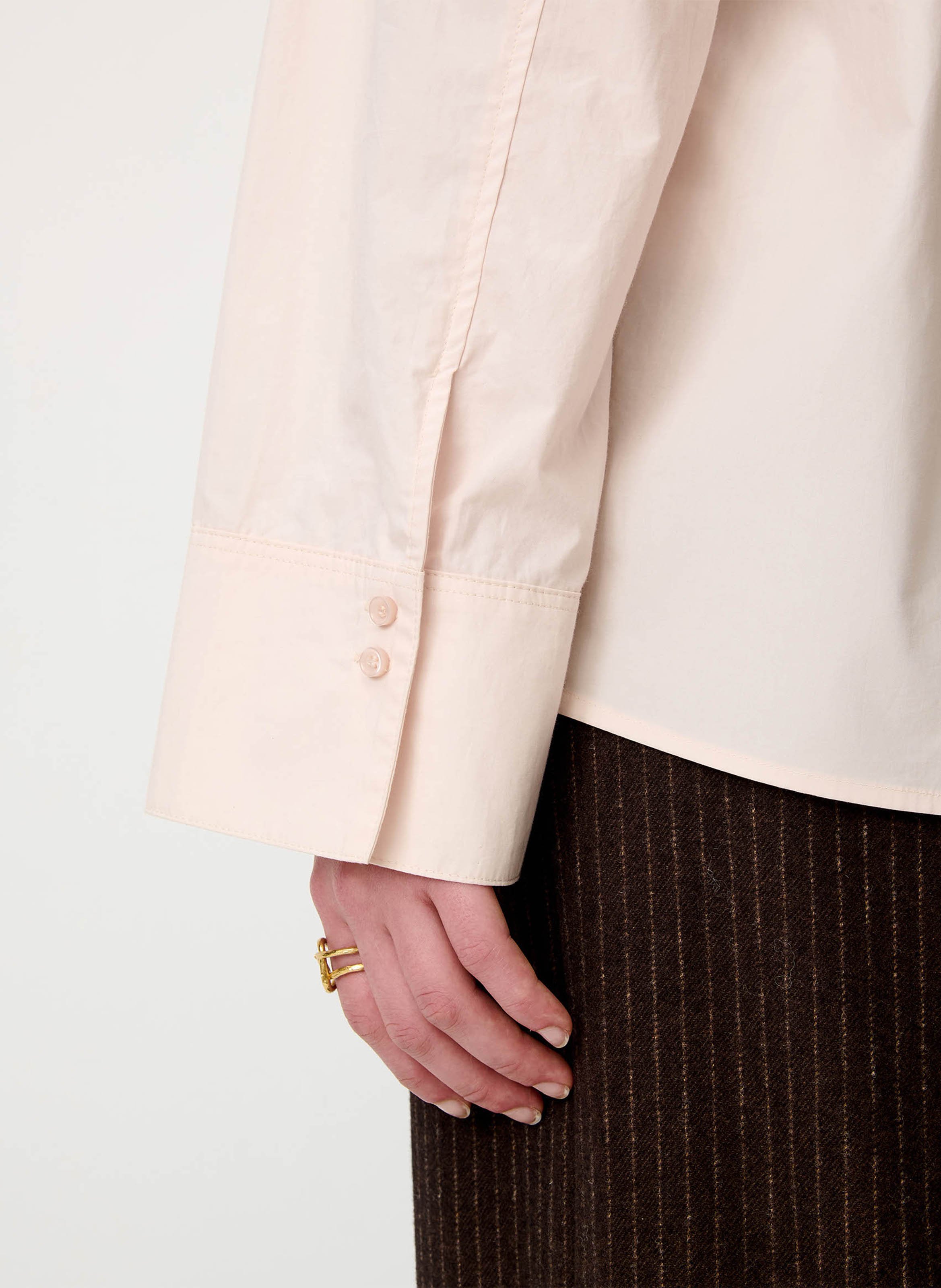 Chemise droite en coton neomi SESSUN Rose