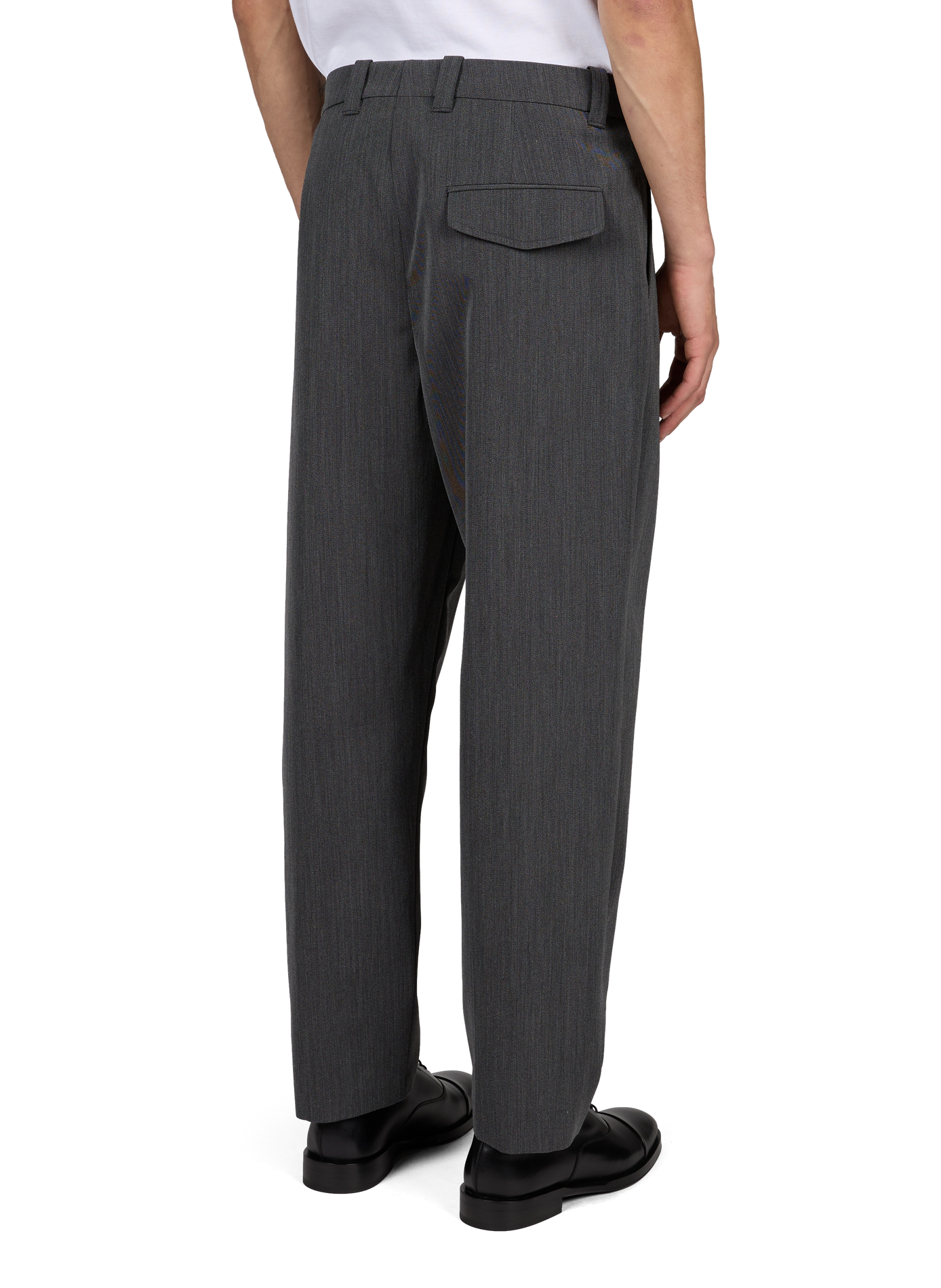 Gerader einfarbiger Anzugshose A.P.C. Grau