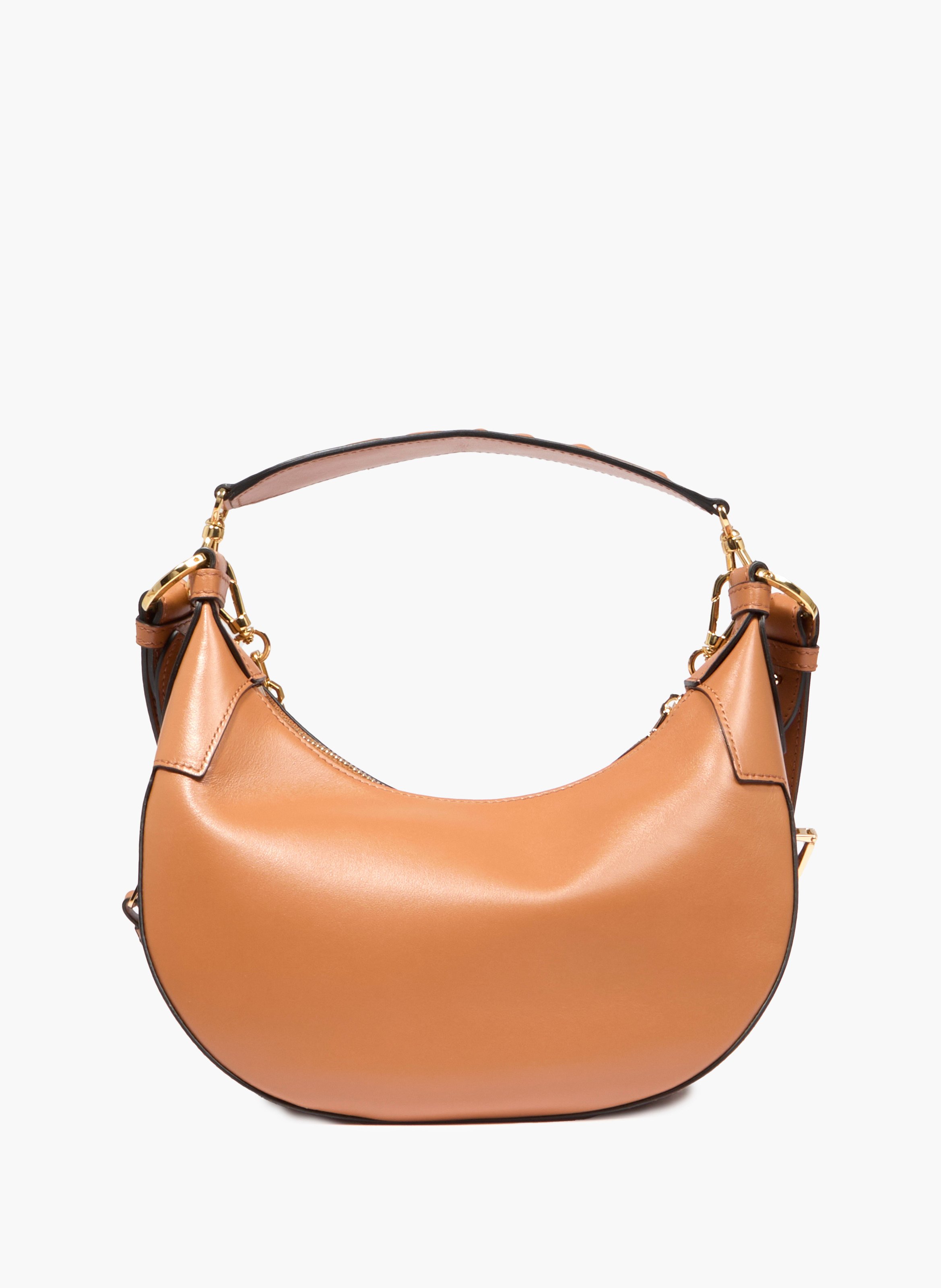 Sac hobo zippé s origami de lancel en cuir LANCEL Marron