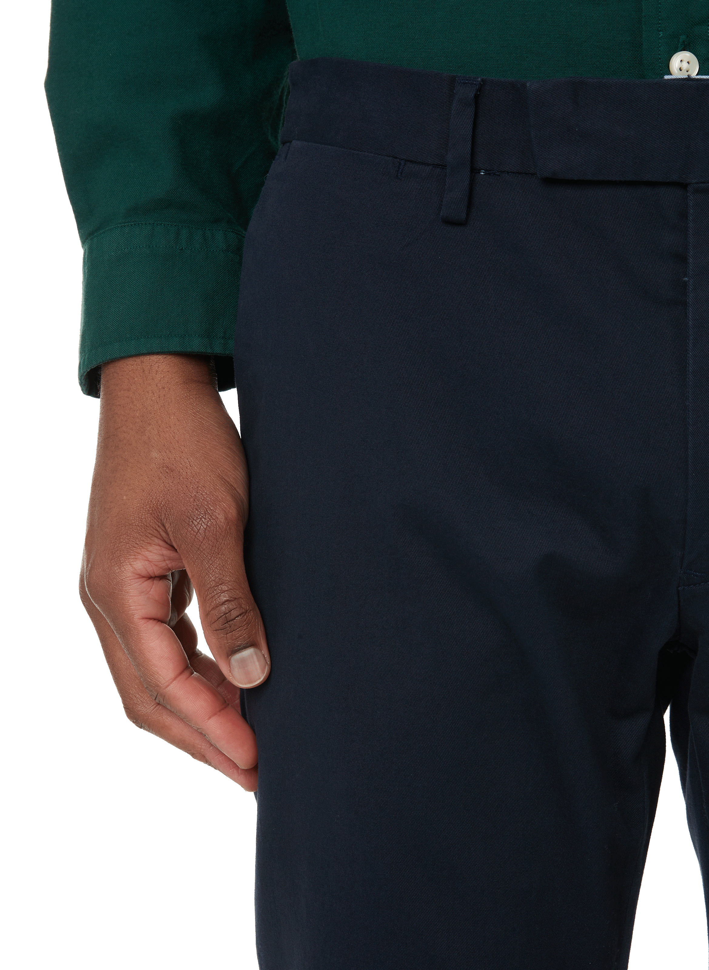 Slim-fit stretch cotton trousers POLO RALPH LAUREN Blue