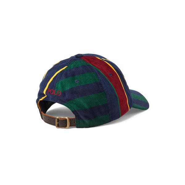 Casquette côtelée en coton