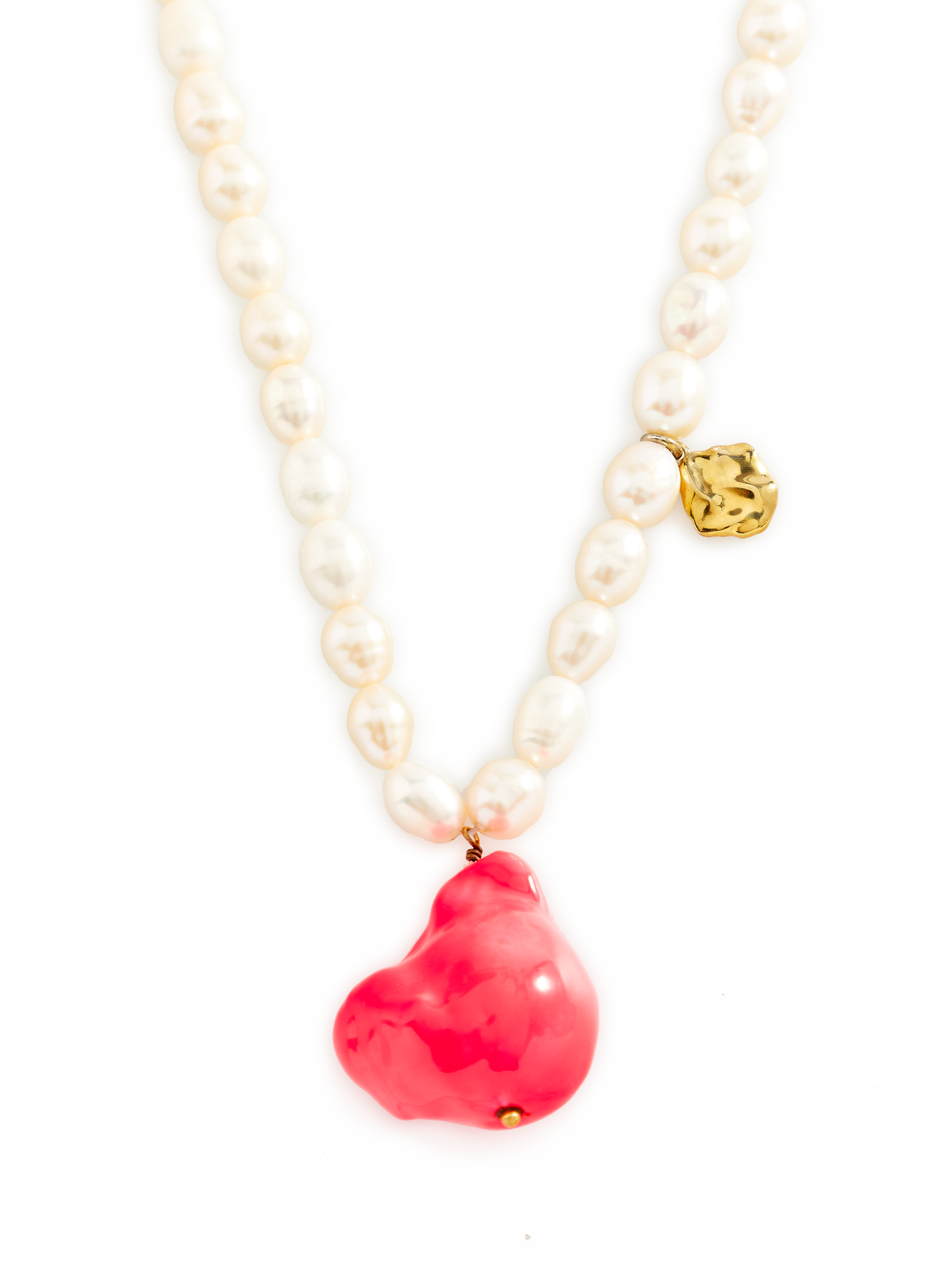 Collier ras de cou en perles