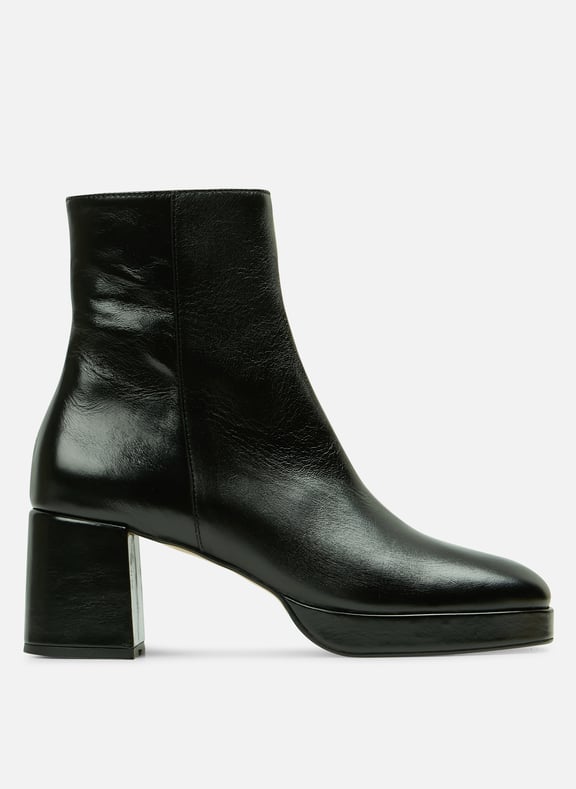 Bottines en cuir vanves Noir by JONAK JONAK Bottines en cuir vanves Noir