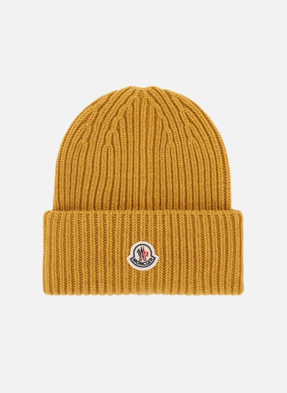 Orange top moncler hat