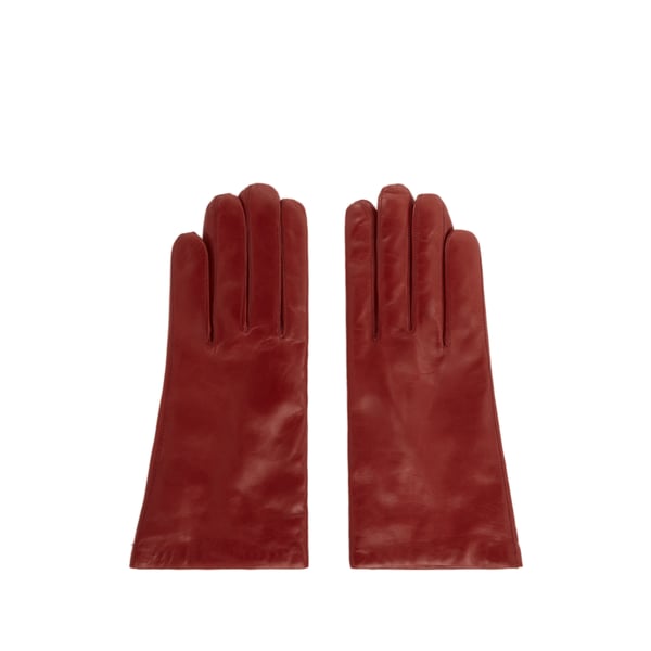 Gants en cuir et cachemire