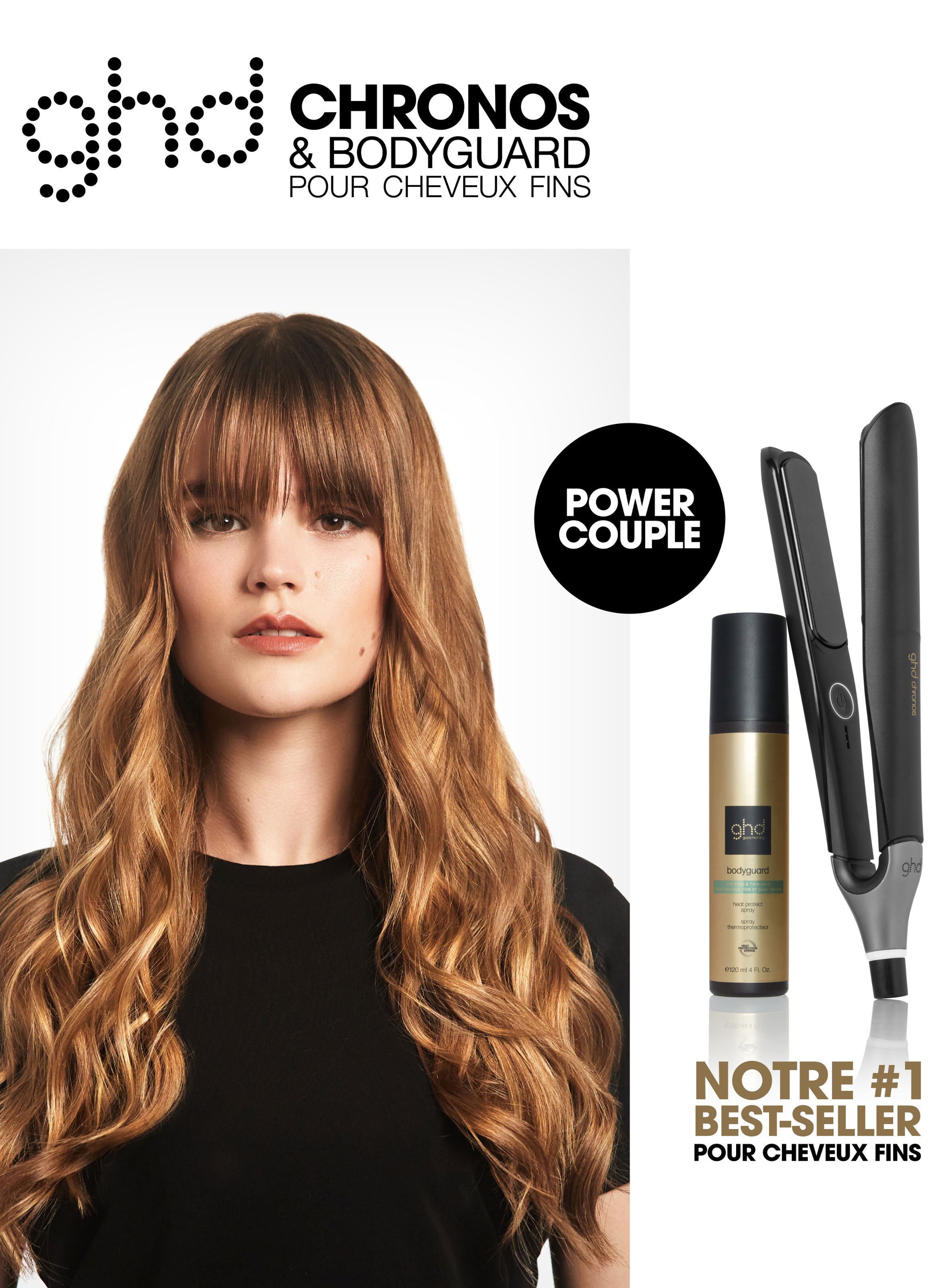 Spray thermoprotecteur cheveux fins GHD - Bodyguard GHD No color