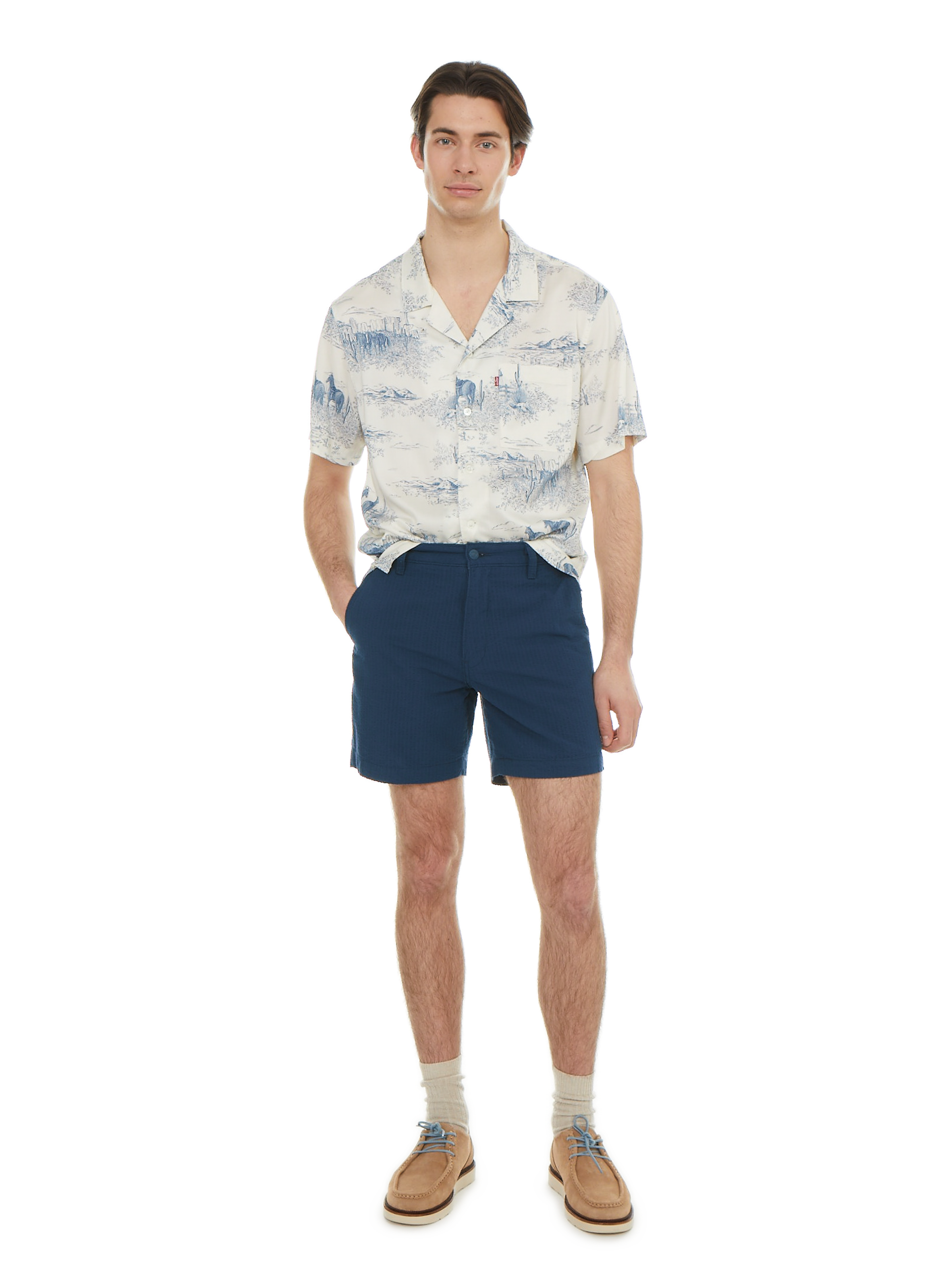 Striped shorts LEVI'S Blue