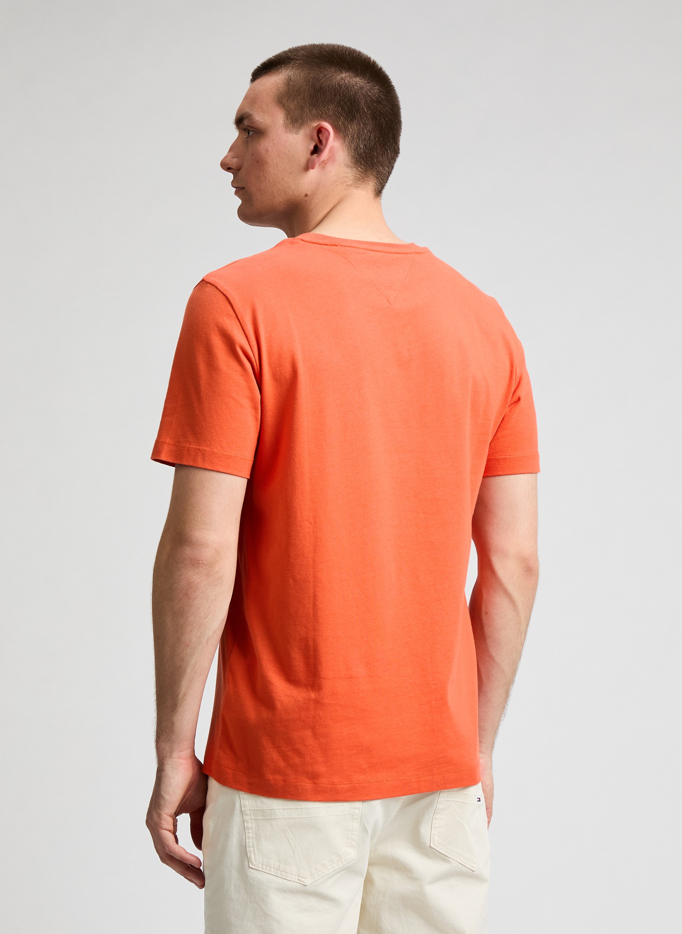 Cotton T-shirt TOMMY HILFIGER Orange