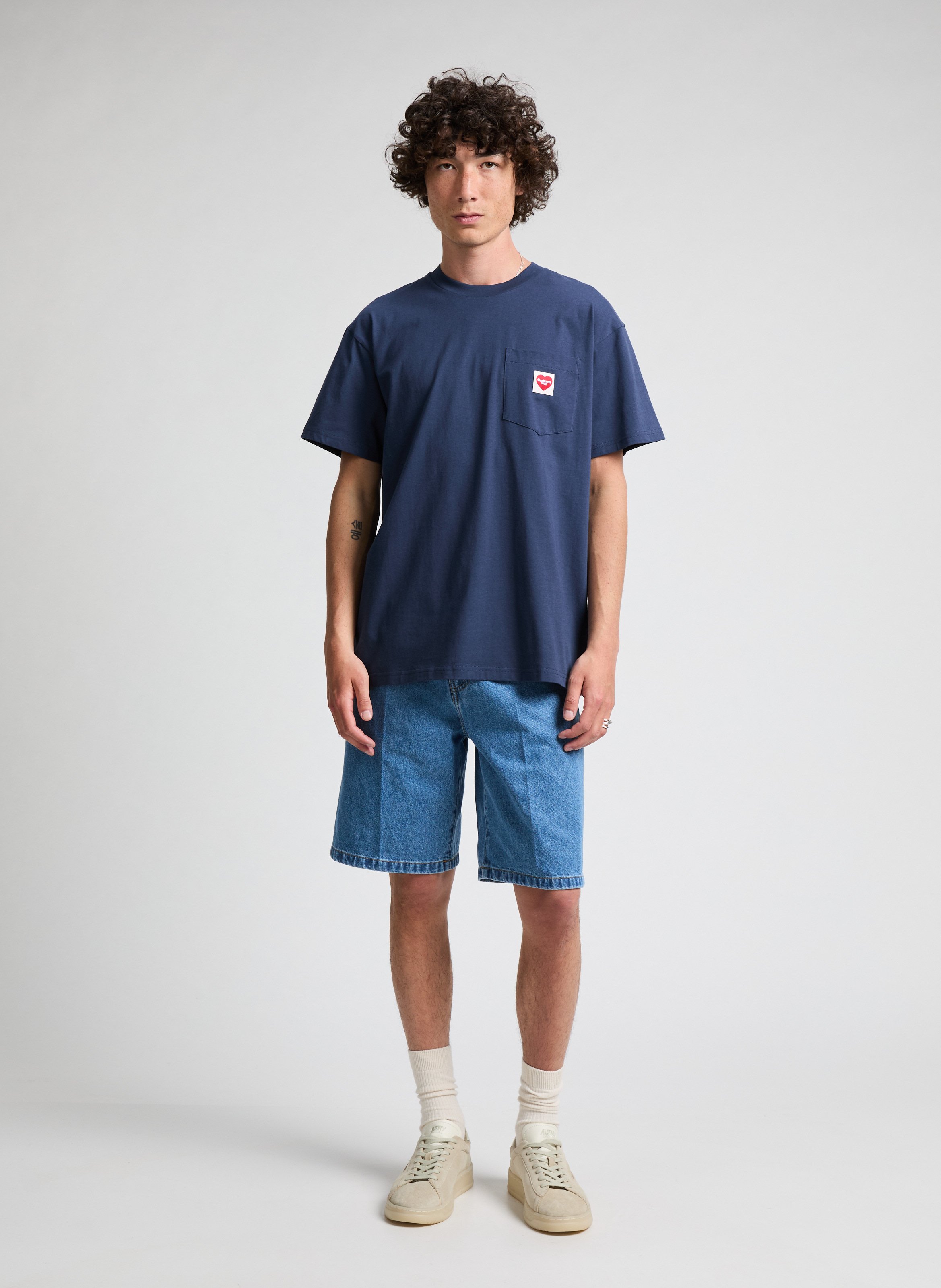 T-shirt à manches courtes en coton CARHARTT WIP Bleu
