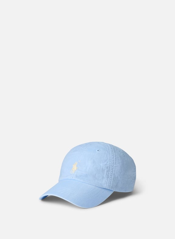 Casquette brodée en coton Bleu by POLO RALPH LAUREN POLO RALPH LAUREN Casquette brodée en coton Bleu