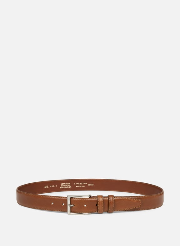 Belt - Ceinture Soft Homme Brown by LANCASTER LANCASTER Belt - Ceinture Soft Homme Brown
