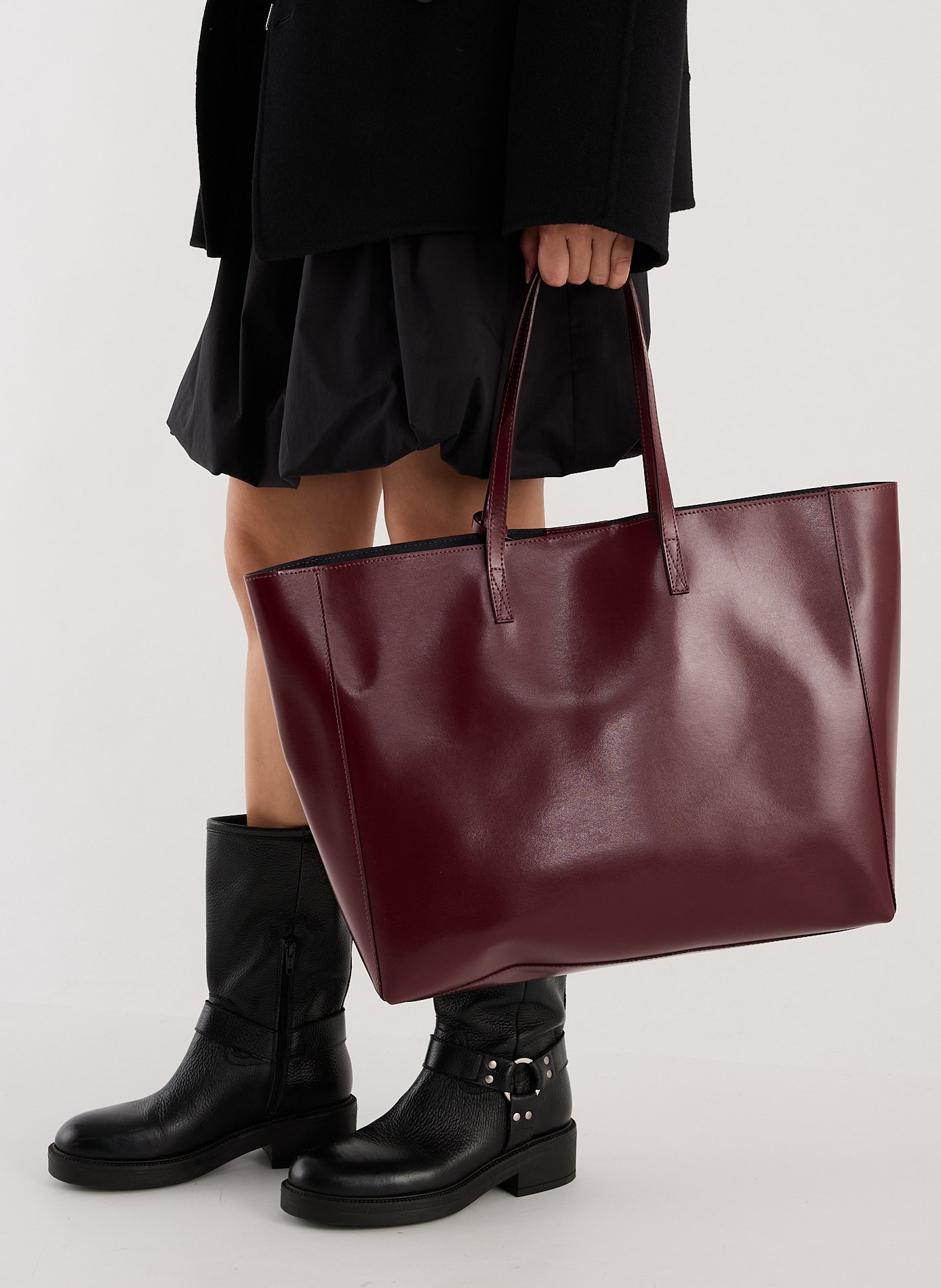 Sac à main Gabi en cuir SAISON 1865 Rouge
