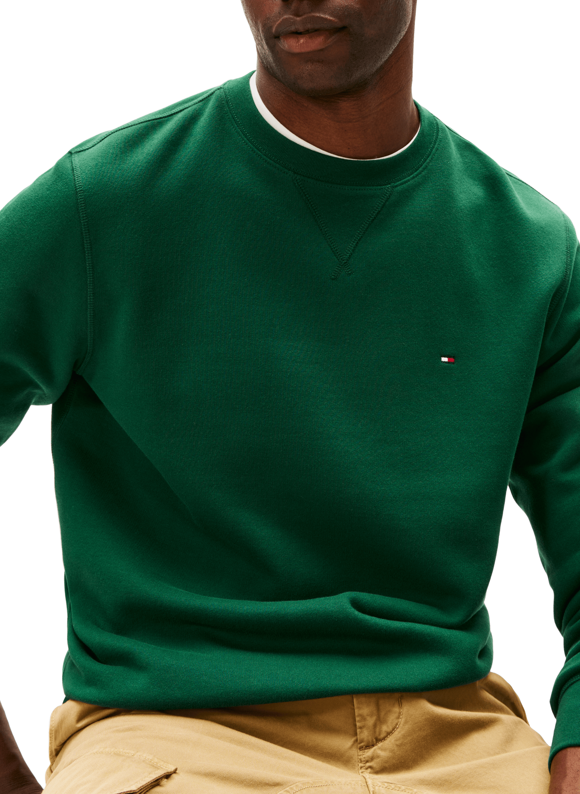 Cotton sweatshirt TOMMY HILFIGER Green
