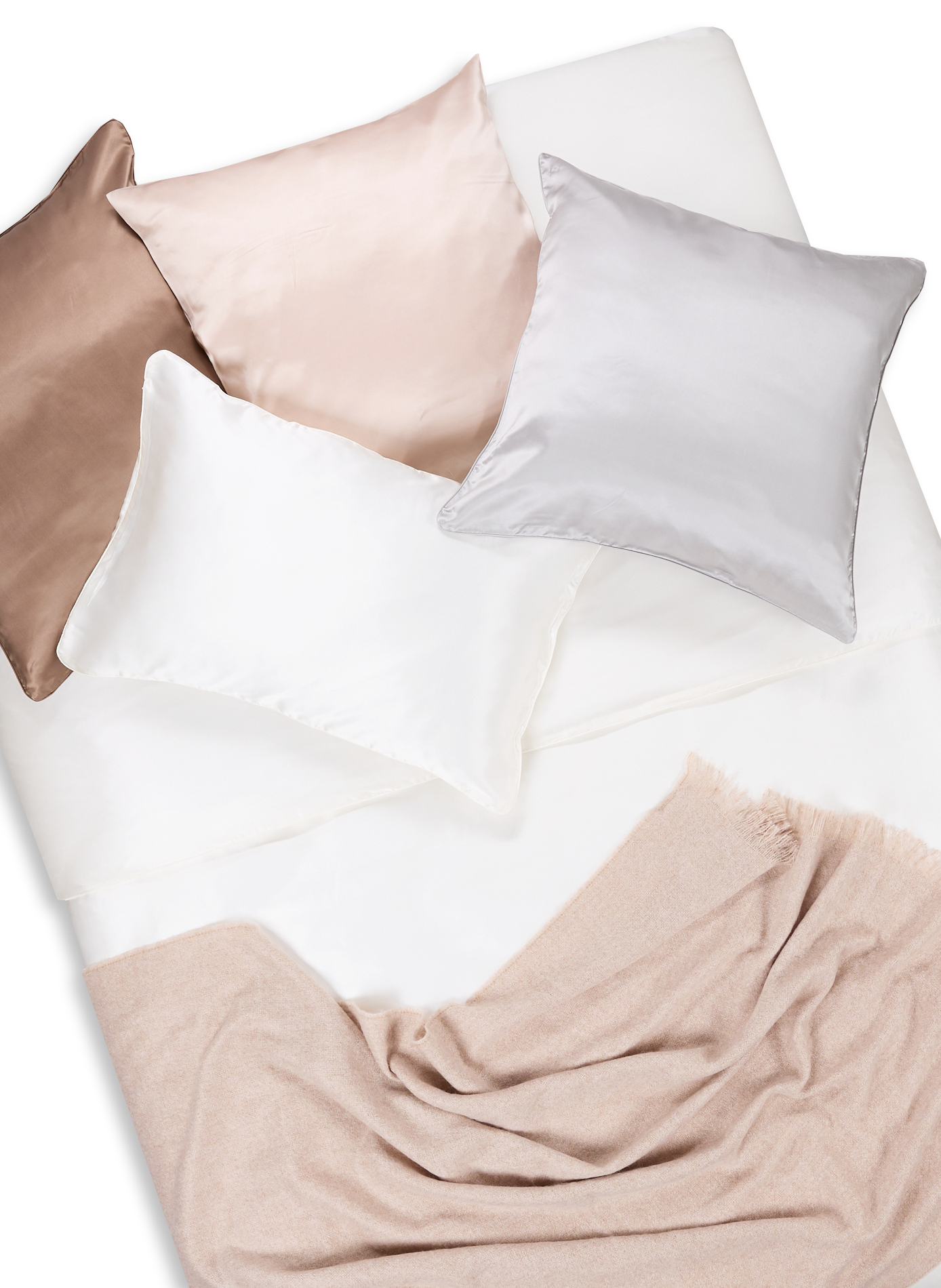 Silk duvet cover AU PRINTEMPS PARIS White