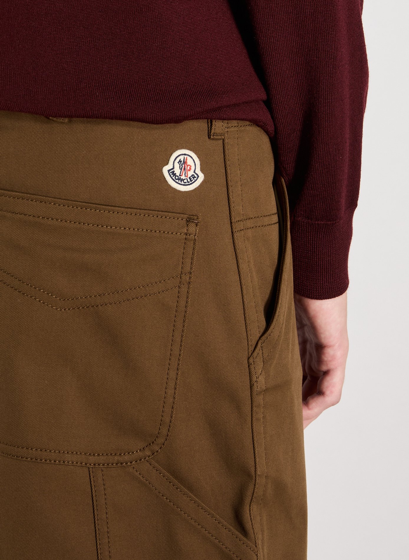Cotton Cargo Pants MONCLER Beige