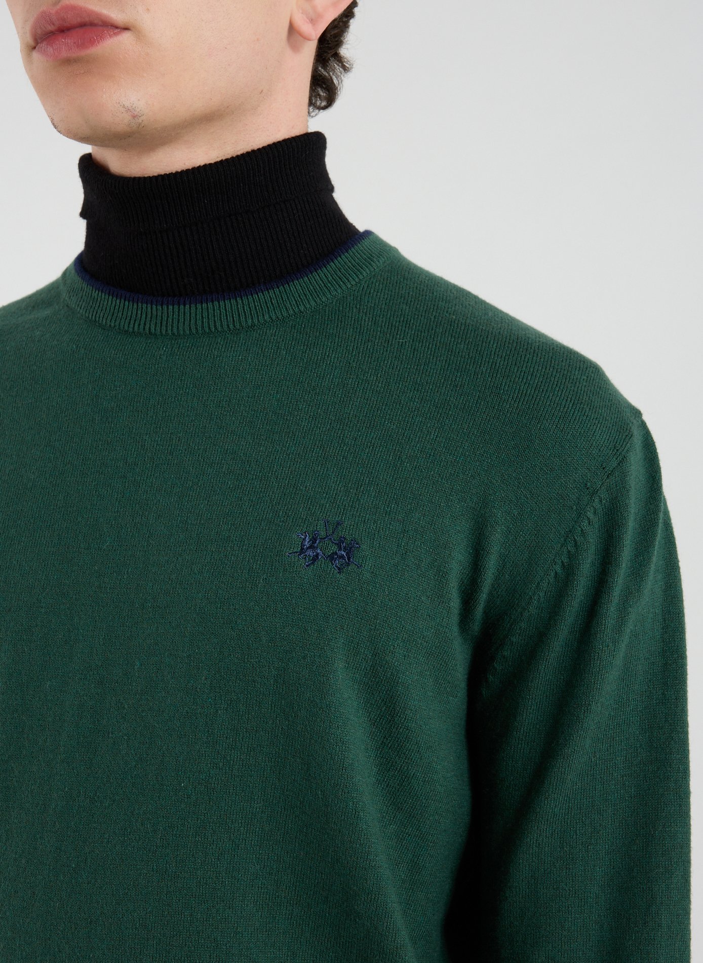 Cotton-blend jumper LA MARTINA Green