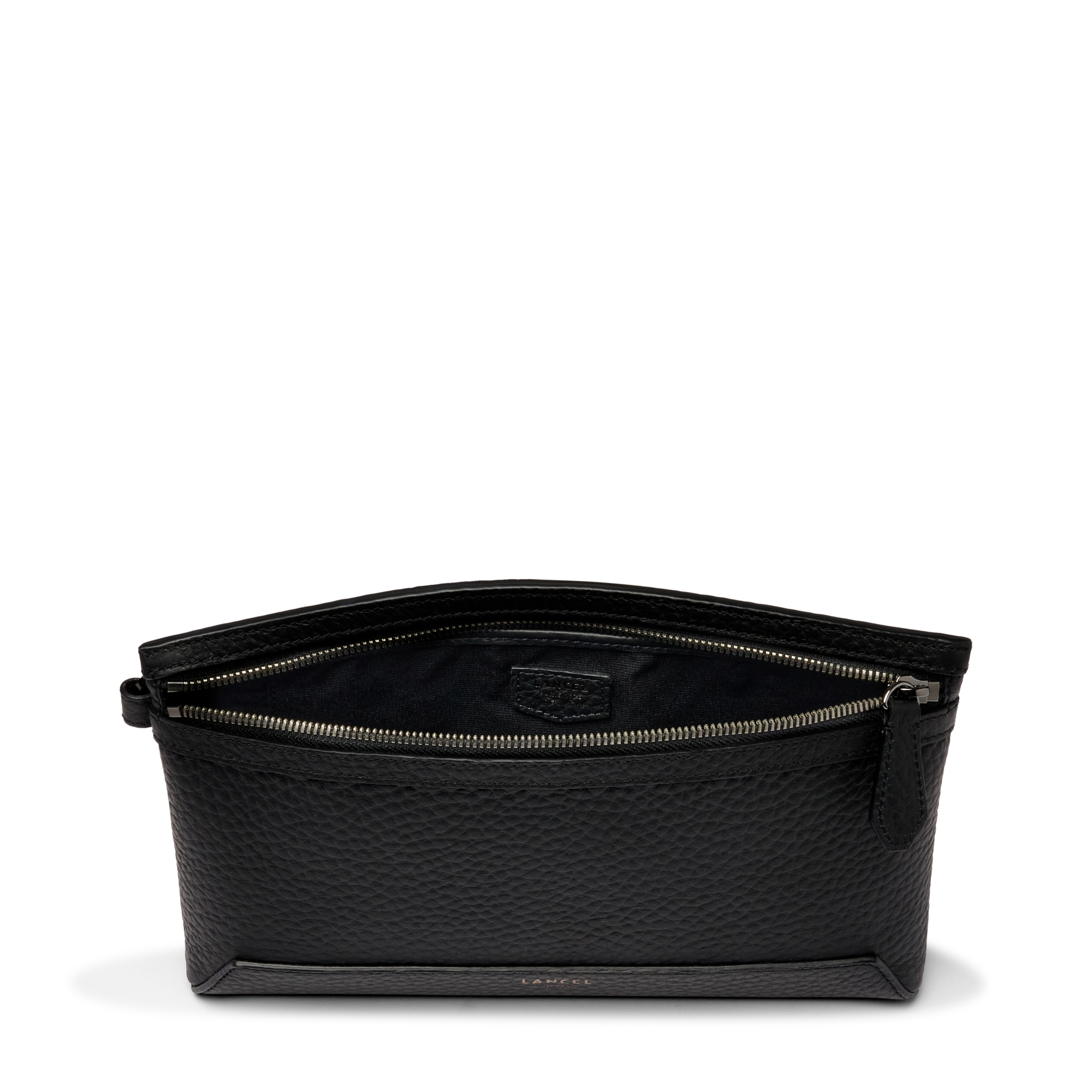 Pochette zippée s milo de lancel en cuir LANCEL Noir
