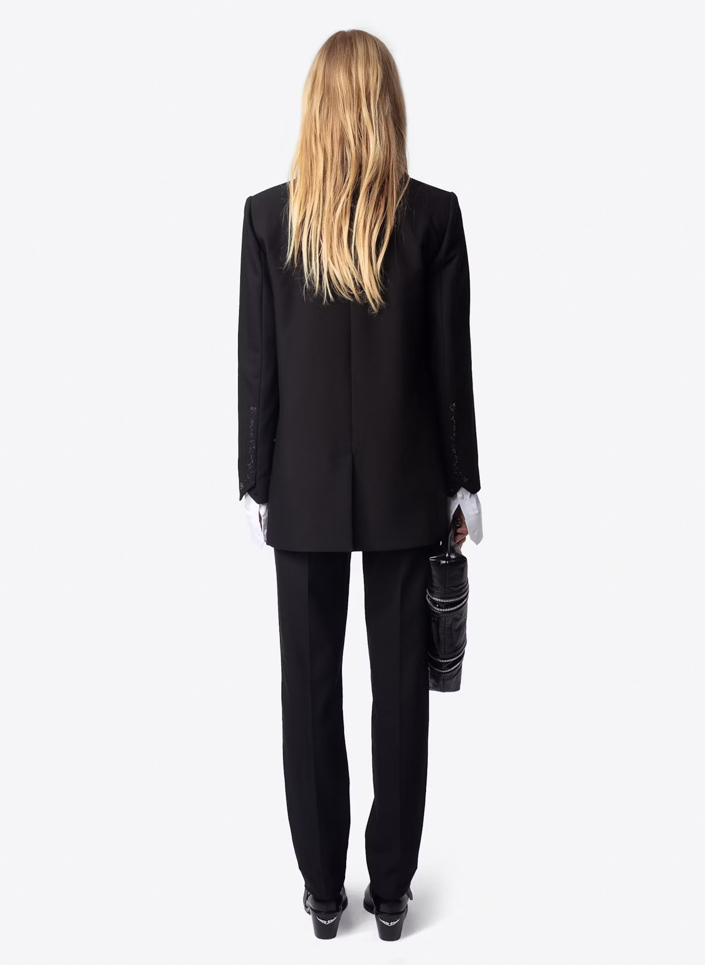 Blazer droit structuré viva ZADIG&VOLTAIRE Noir