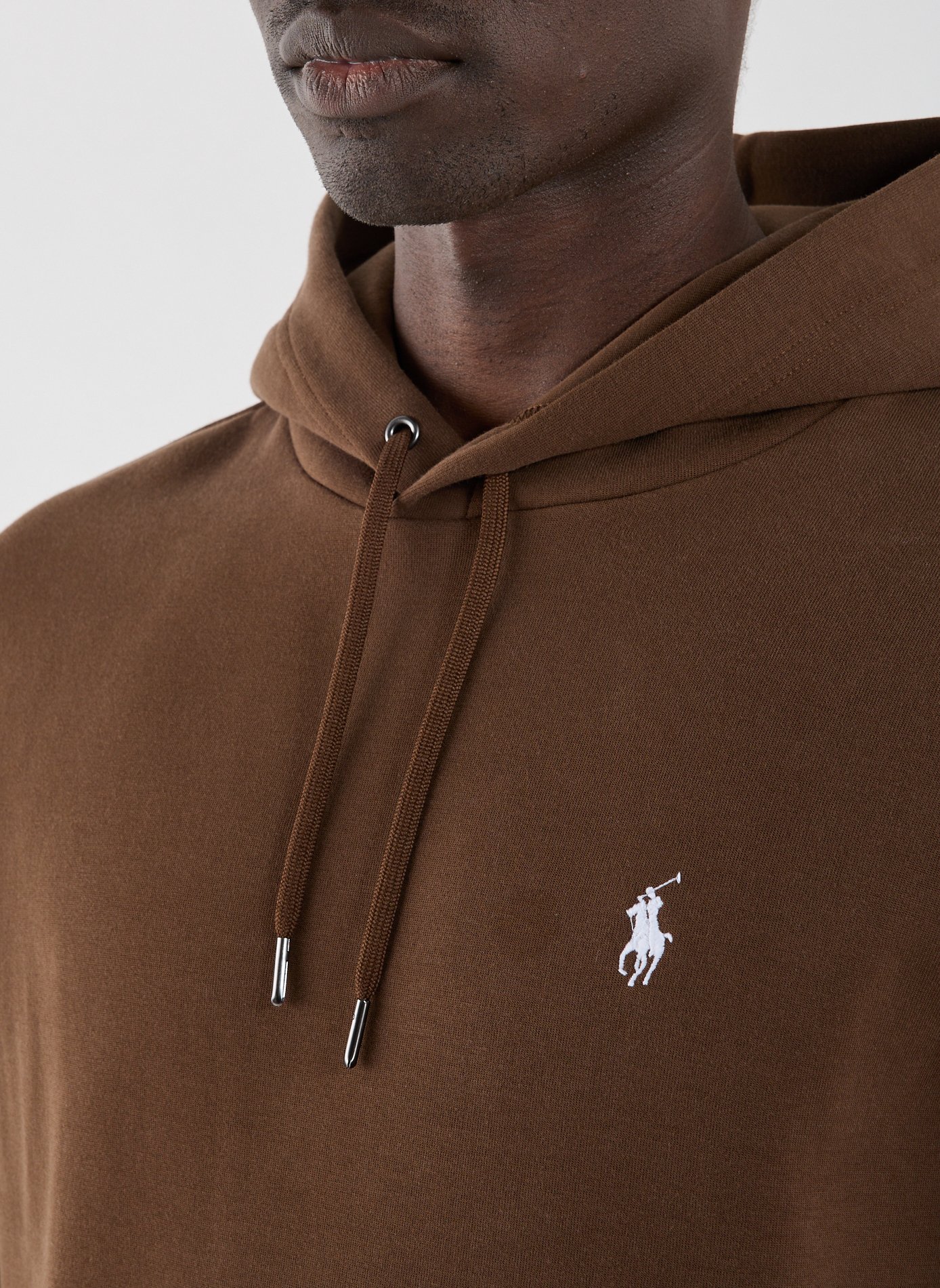 Cotton fleece-blend hoodie POLO RALPH LAUREN Beige