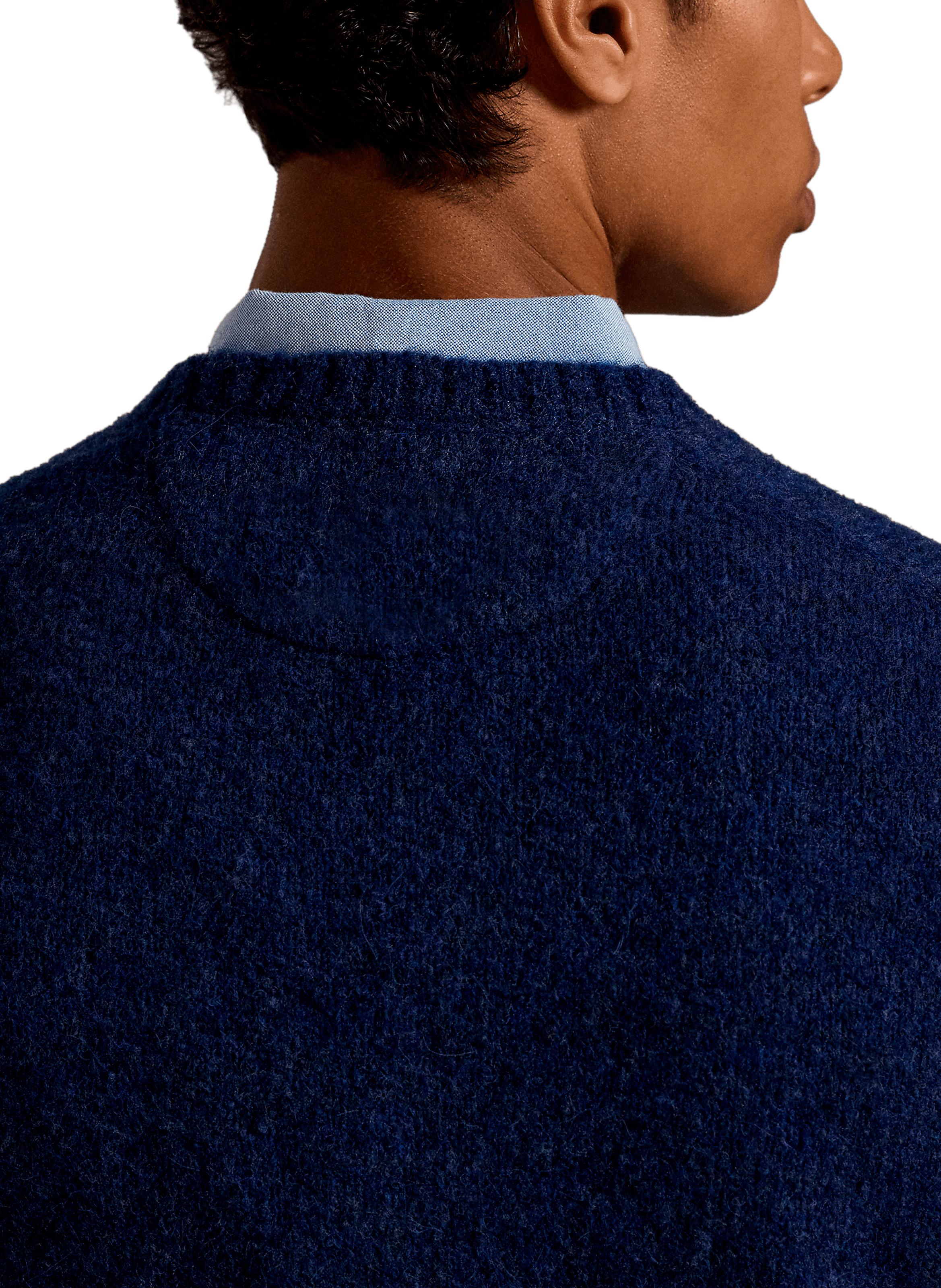 Pull en laine mélangée POLO RALPH LAUREN Bleu