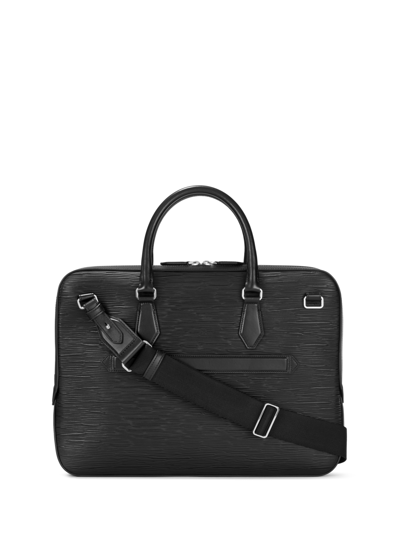 Leather document holder with shoulder strap MONTBLANC Black