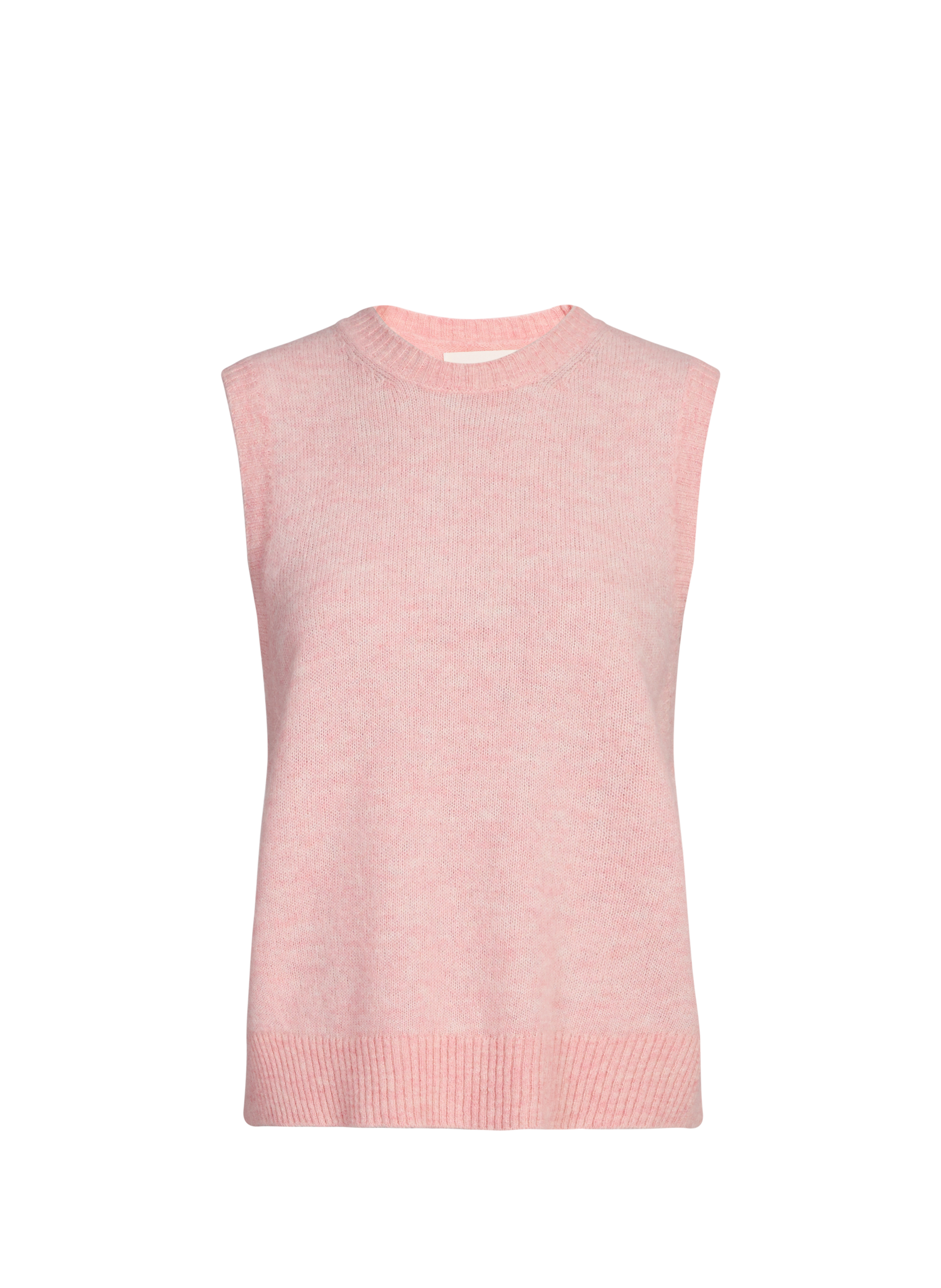 Pull sans manches en alpaga mélangé SAISON 1865 Rose