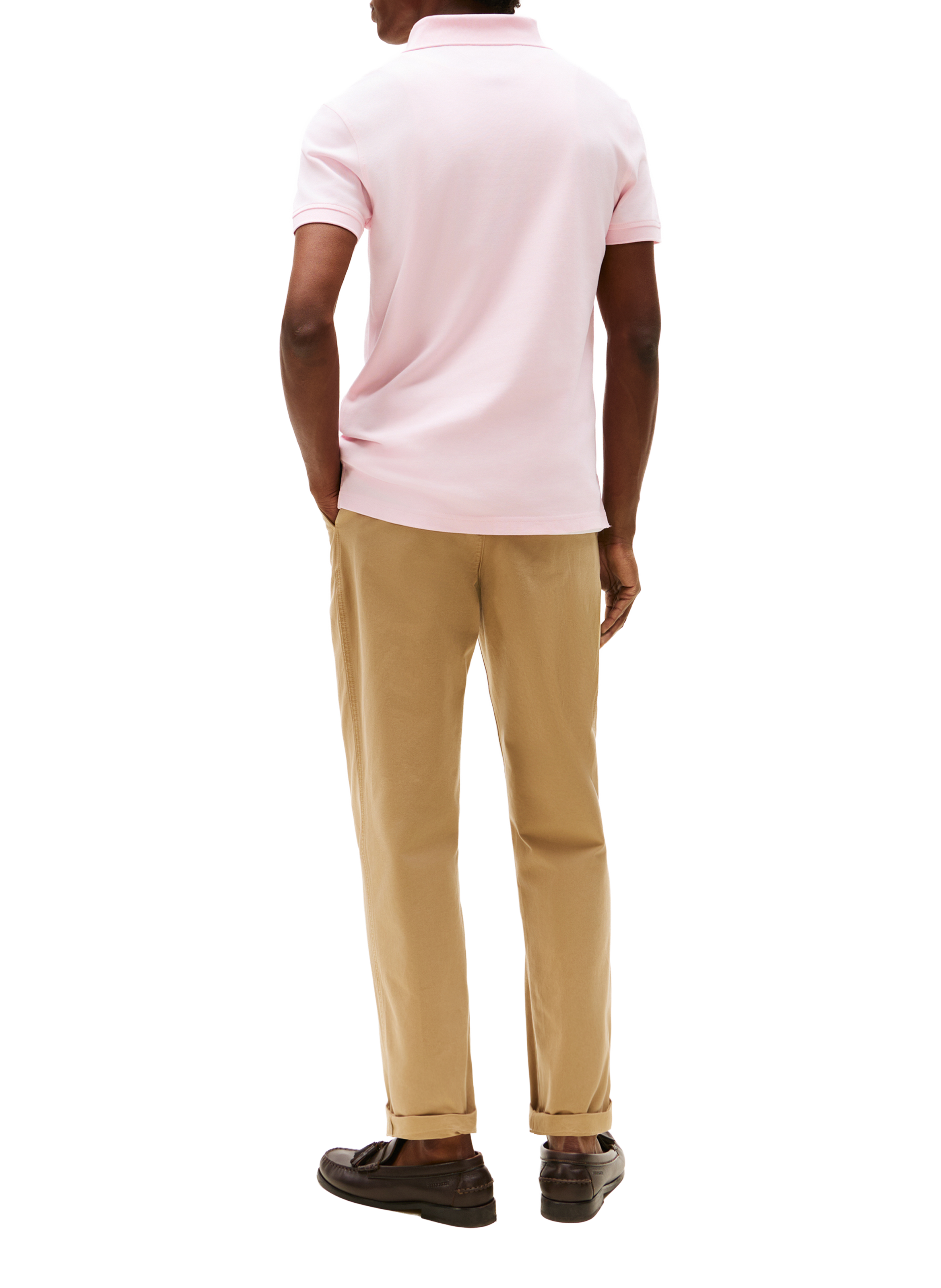 Polo en coton organique TOMMY HILFIGER Rose