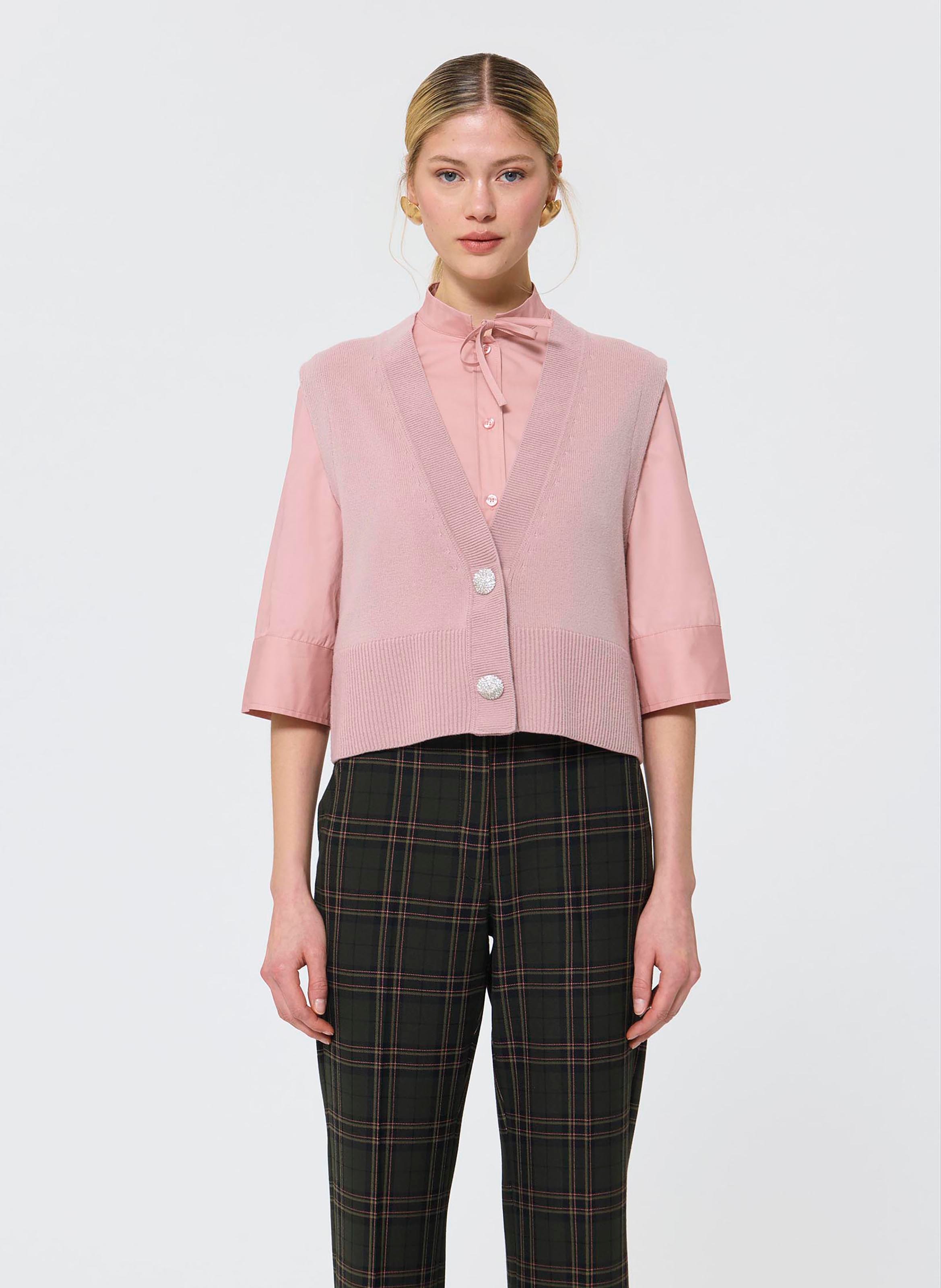 Gilet gilles TARA JARMON Rose