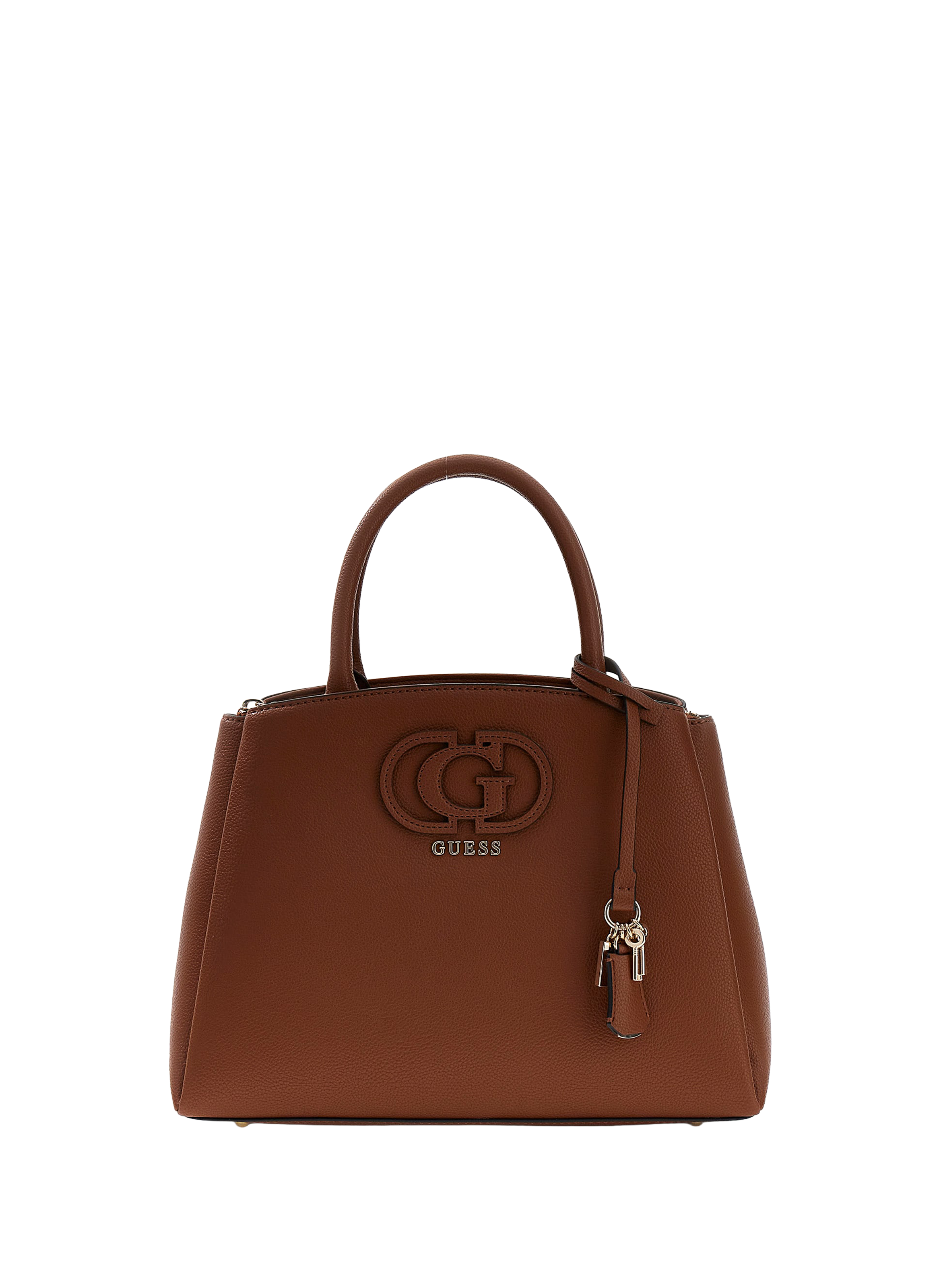 Isola logo handbag GUESS Brown