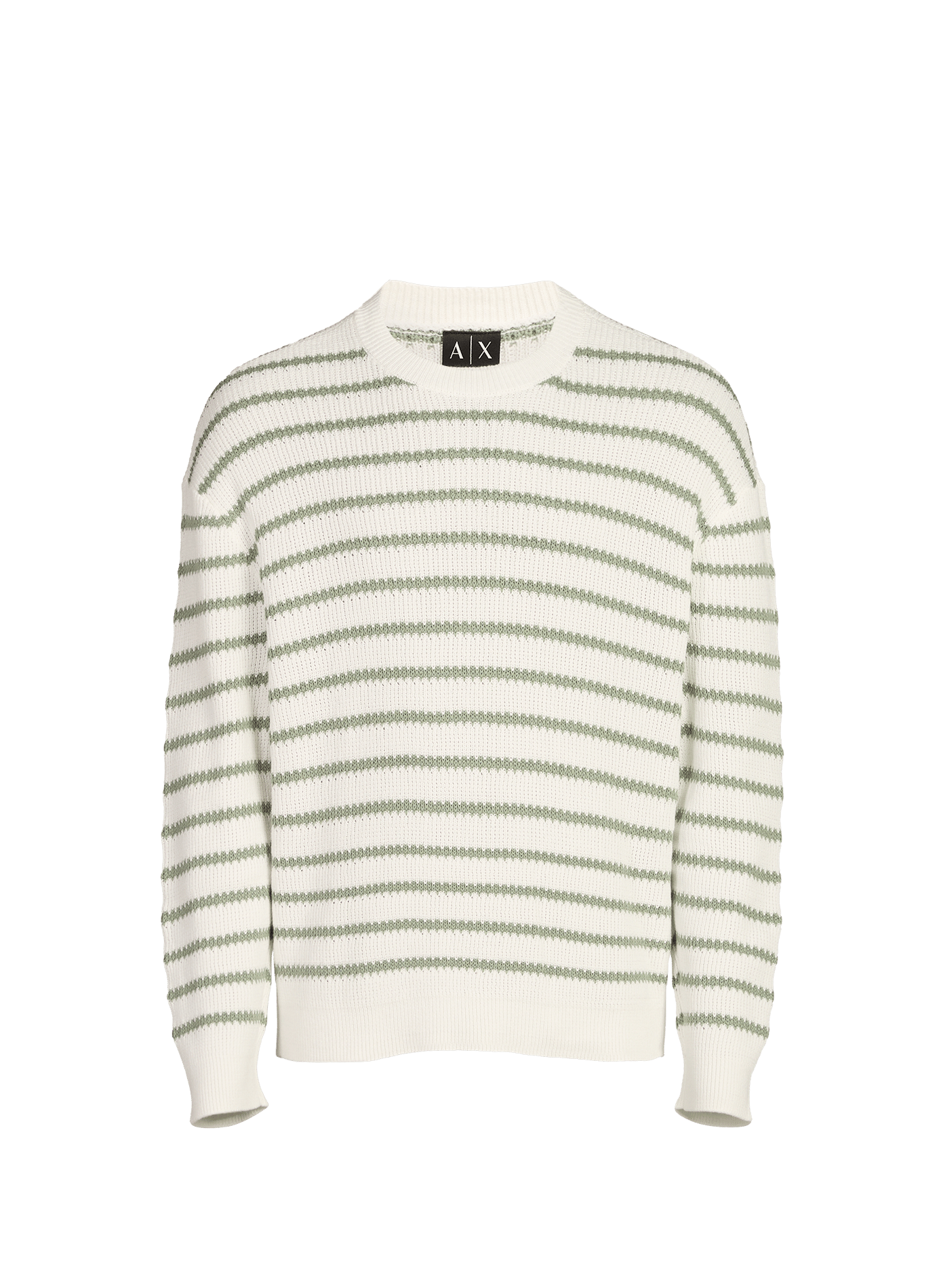 Ribbed Striped Cotton Sweater ARMANI EXCHANGE Multicolour