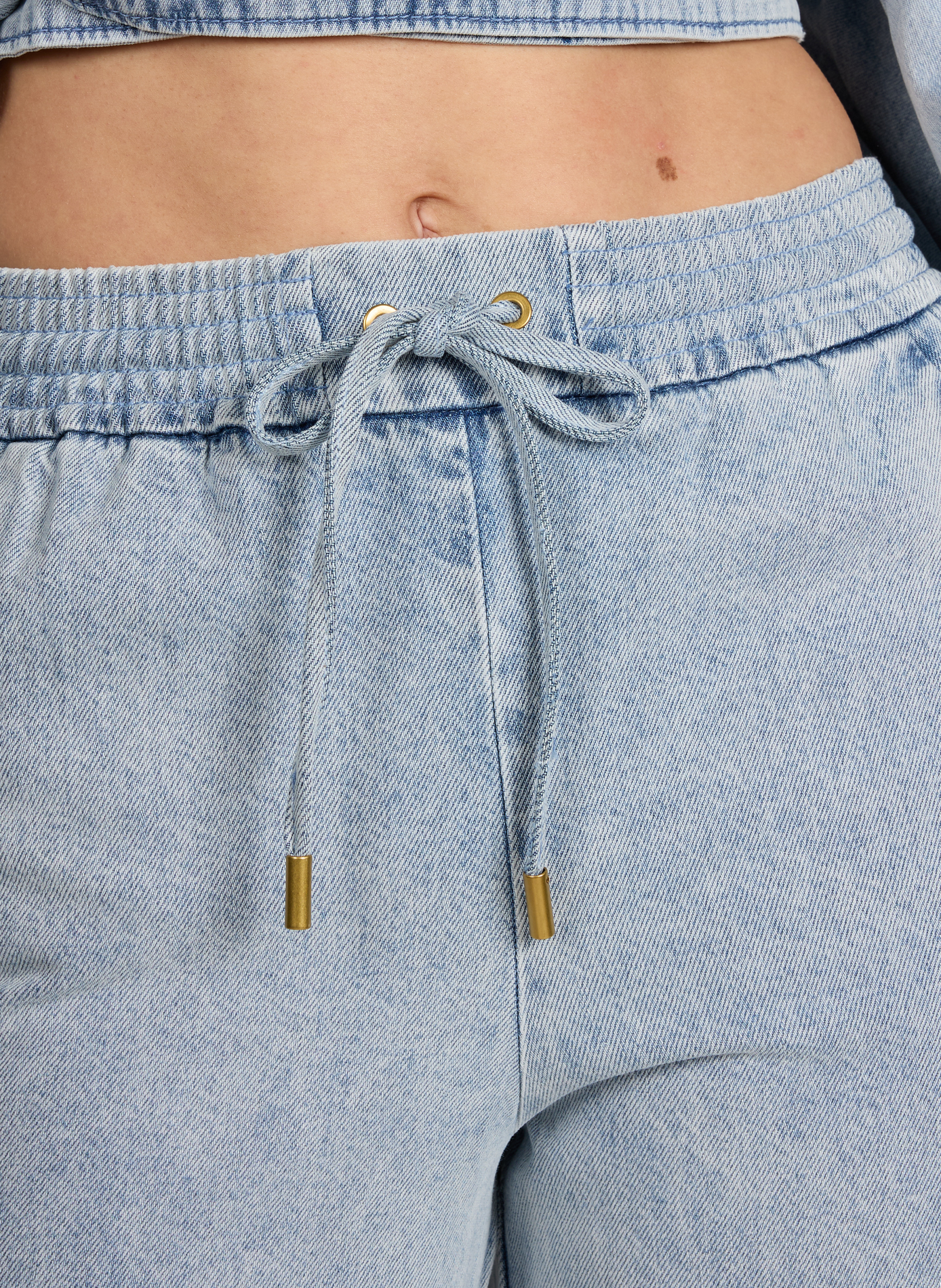 Rebellion cotton denim pants ZIMMERMANN Blue