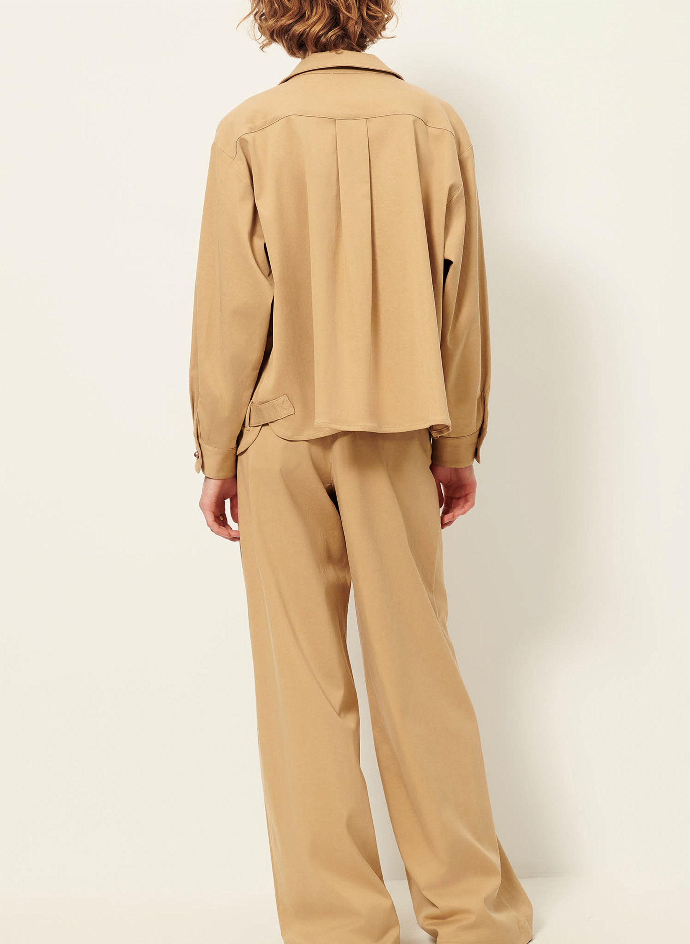 Veste droite col classique anderson SESSUN Beige