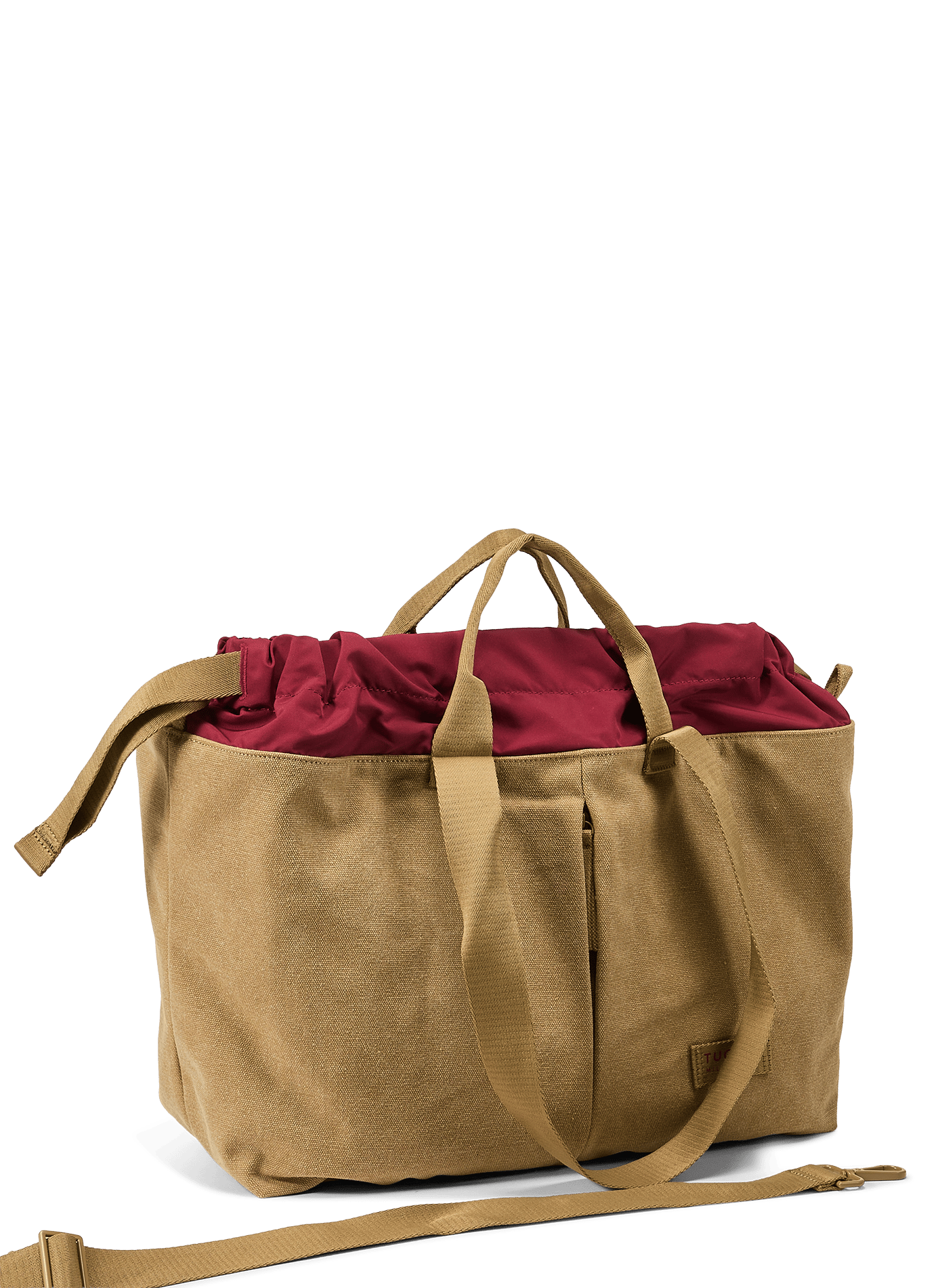 Carry Shopper Medium Weekend Bag in Cotton Canvas TUCANO Khaki