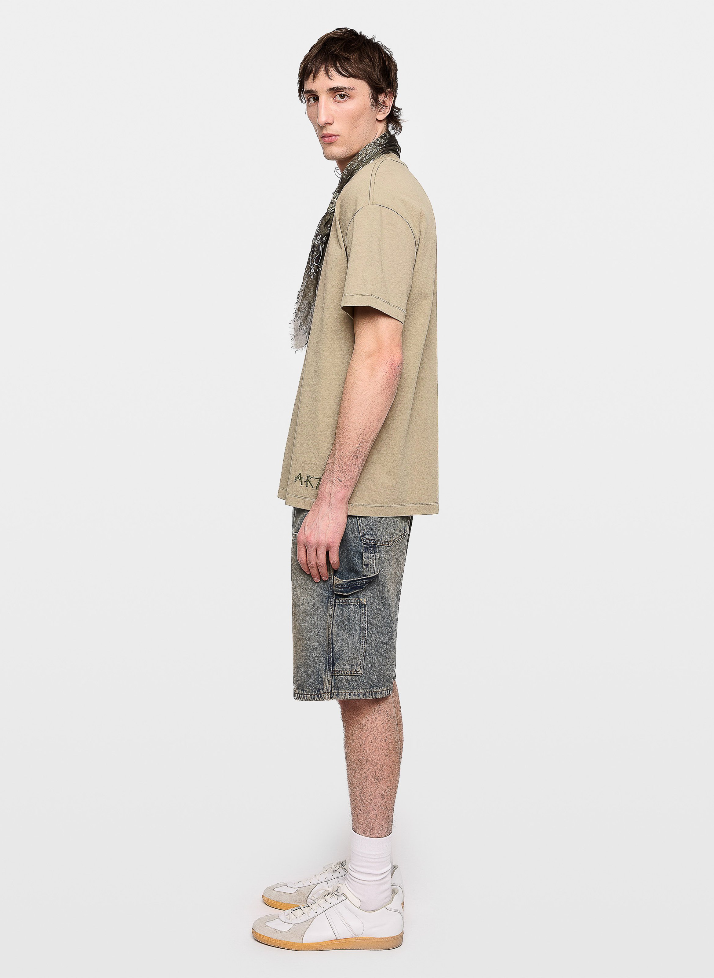 Tee-shirt col rond en coton bio teddy ZADIG&VOLTAIRE Beige