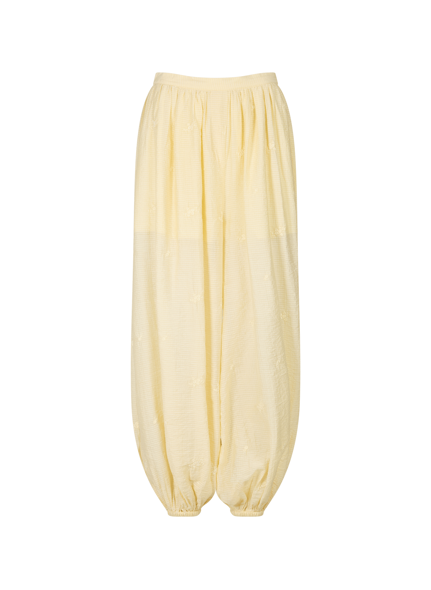Pantaloni a zampa BERENICE Giallo