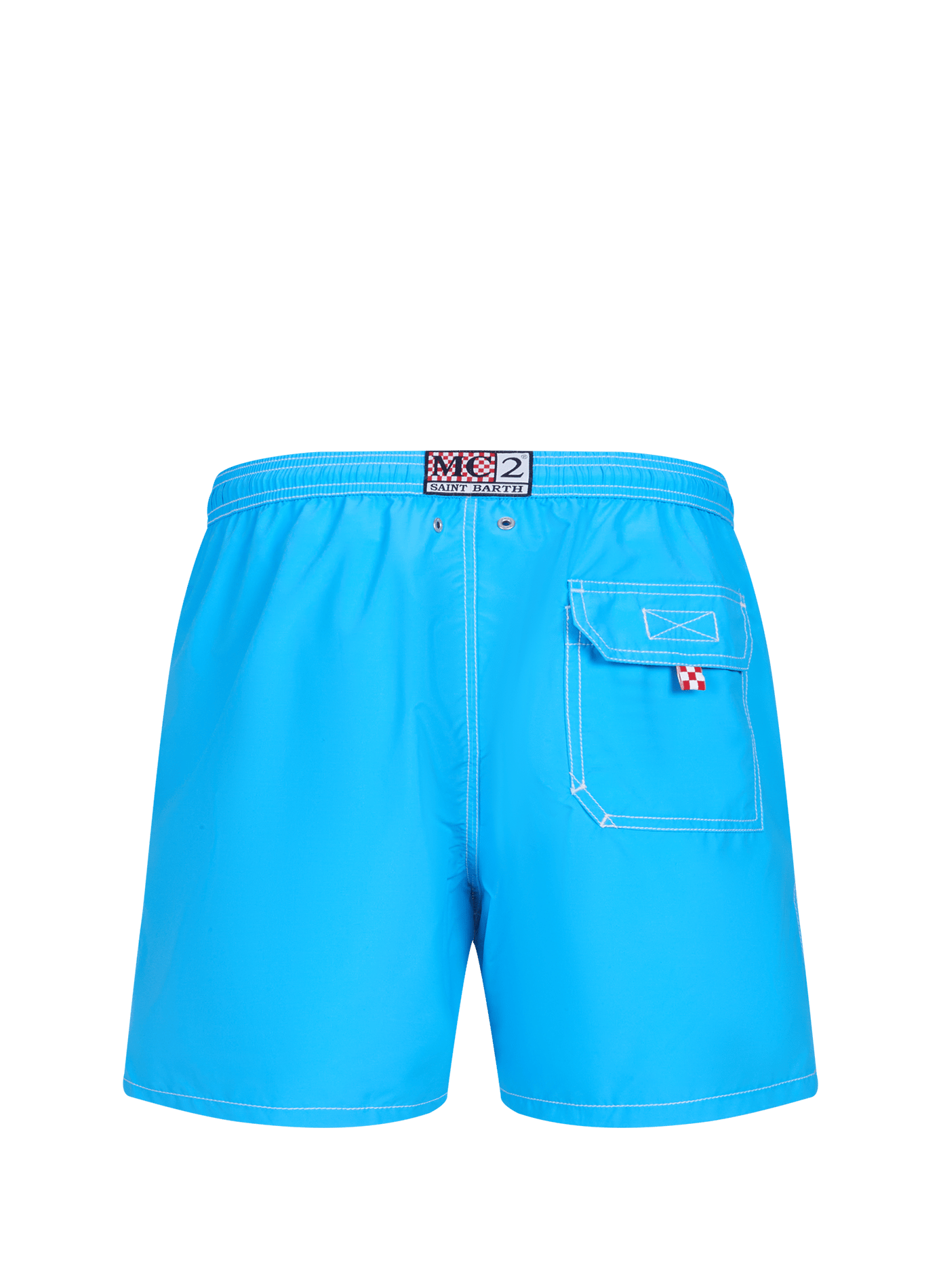 Recycled polyester swim shorts | Blue MC2 SAINT BARTH Men